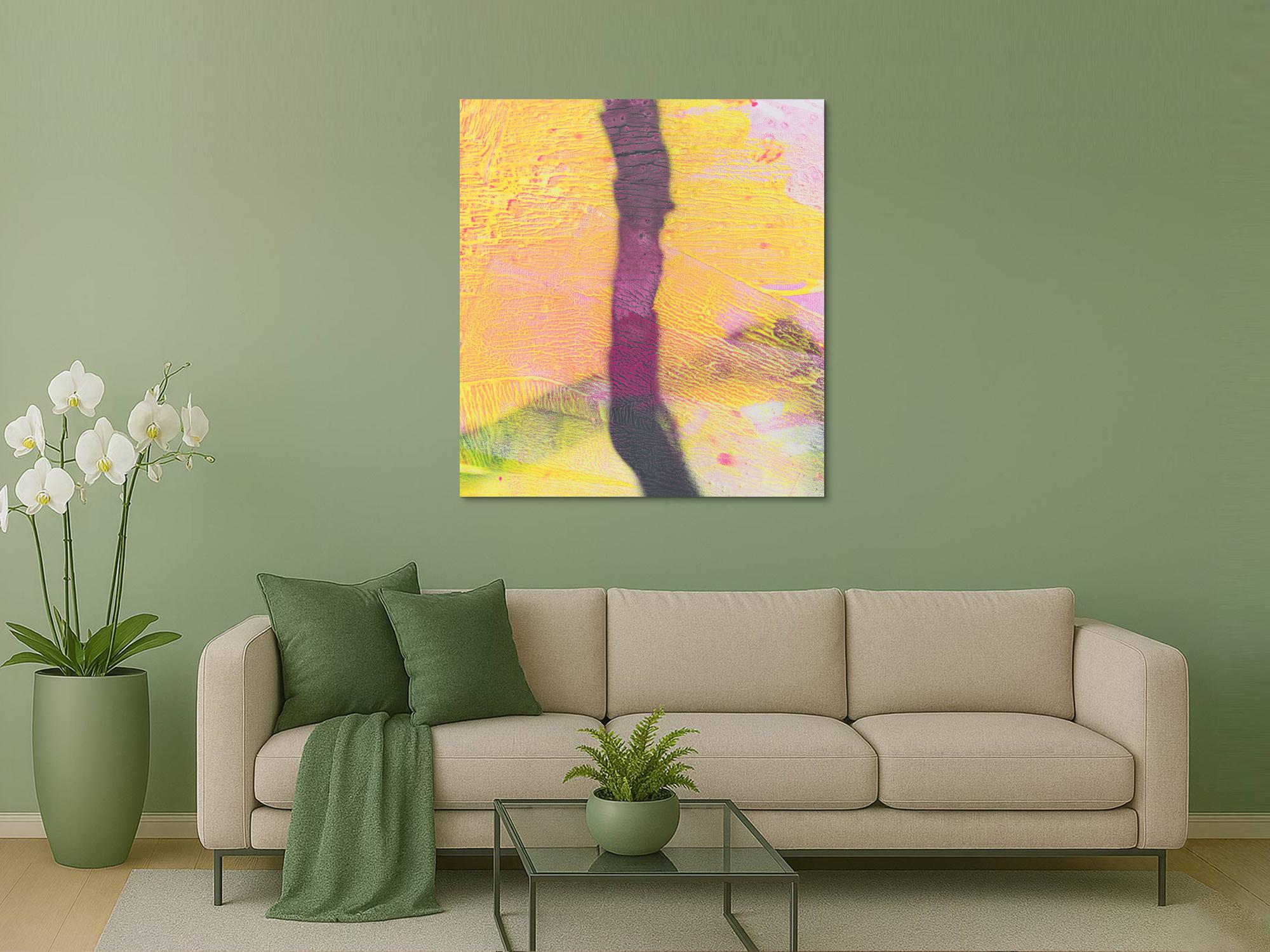 Abstraktes Bild auf Leinwand