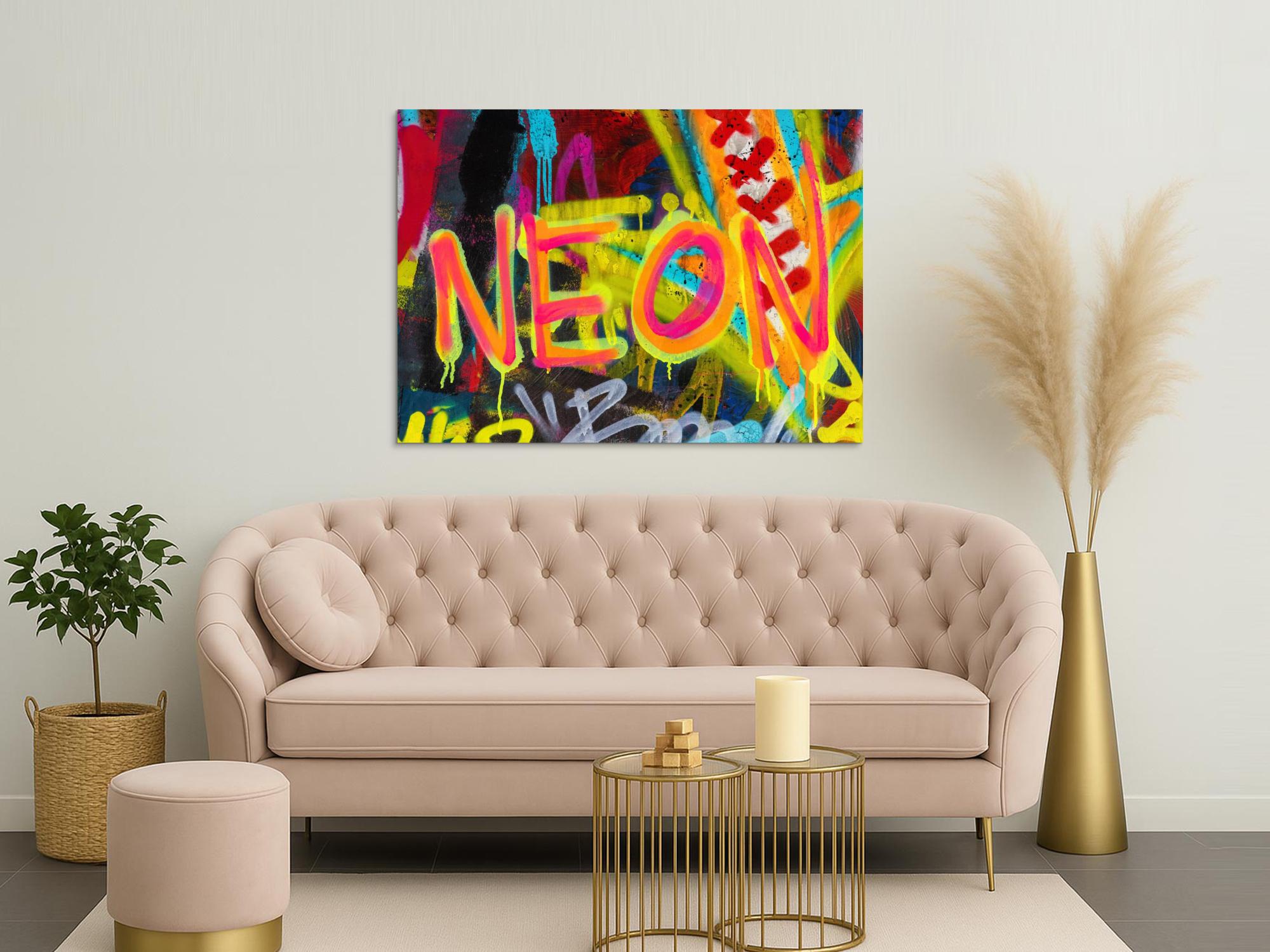 Abstraktes Bild auf Leinwand