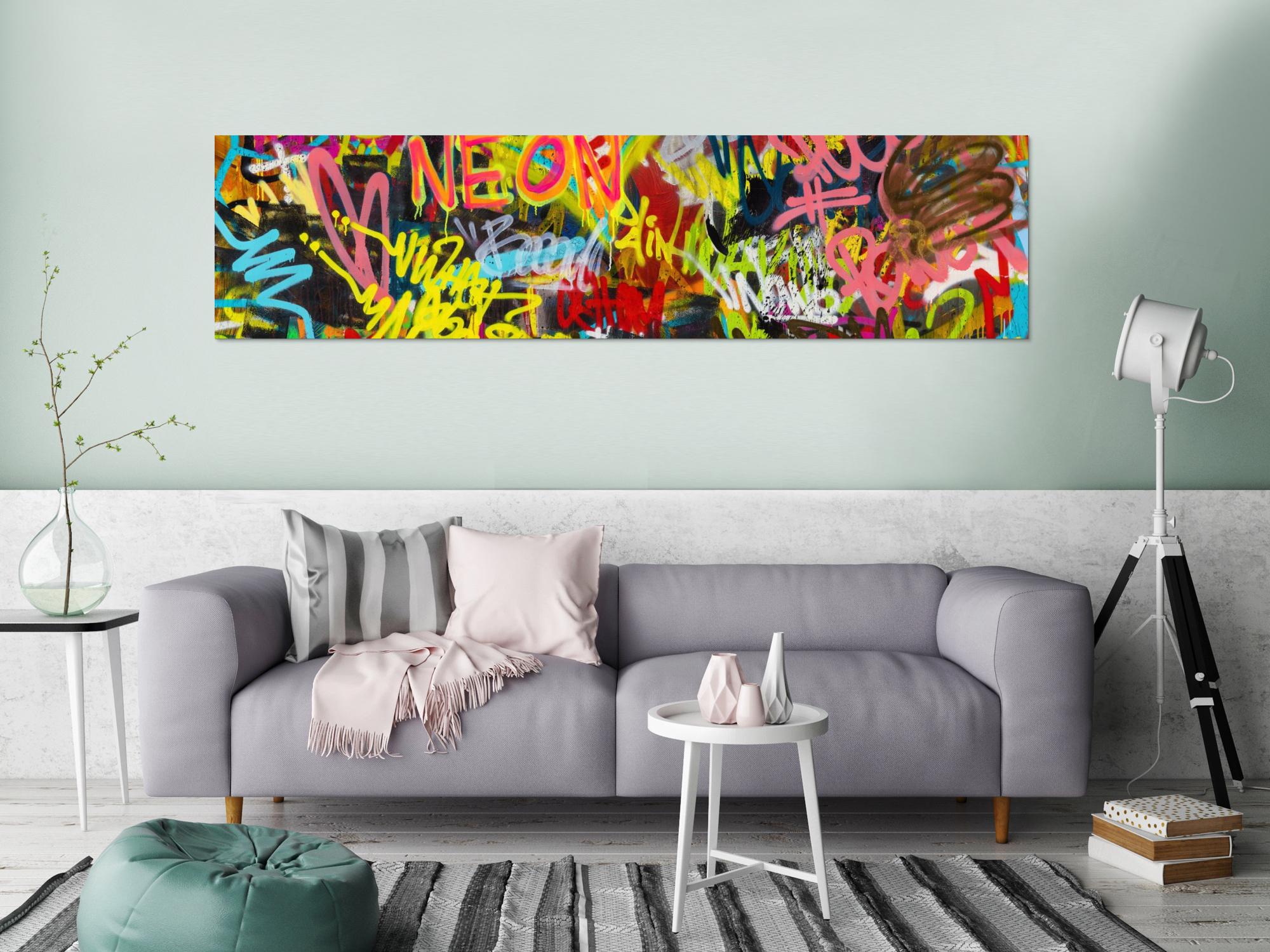 Abstraktes Bild auf Leinwand