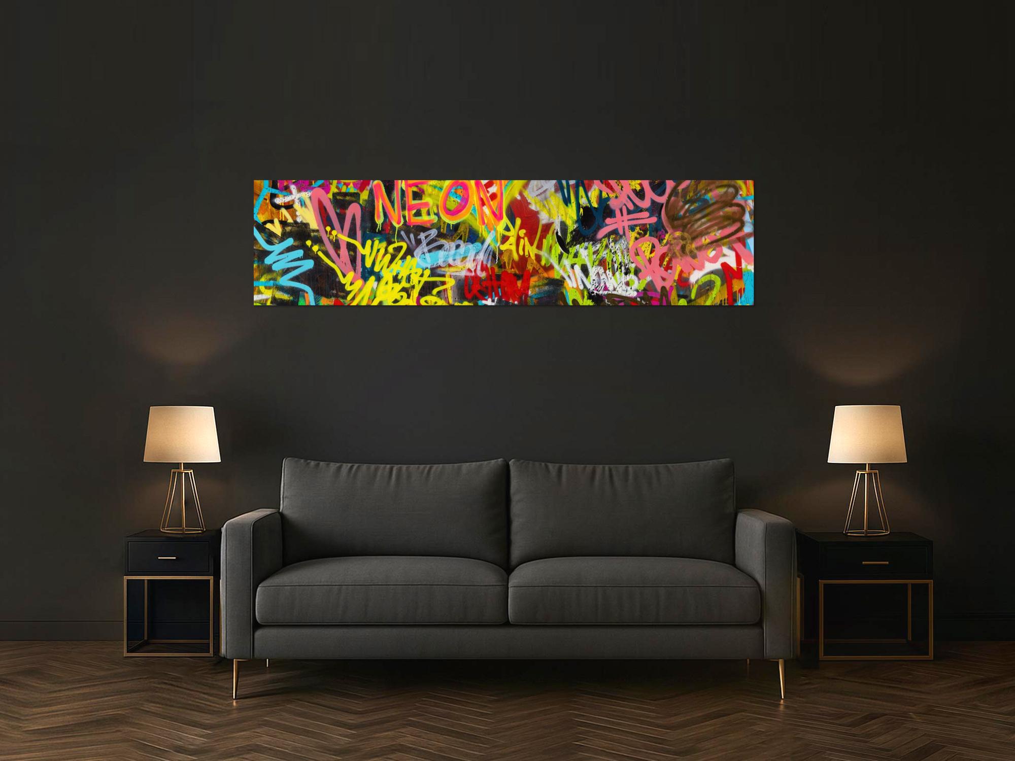 Abstraktes Bild auf Leinwand