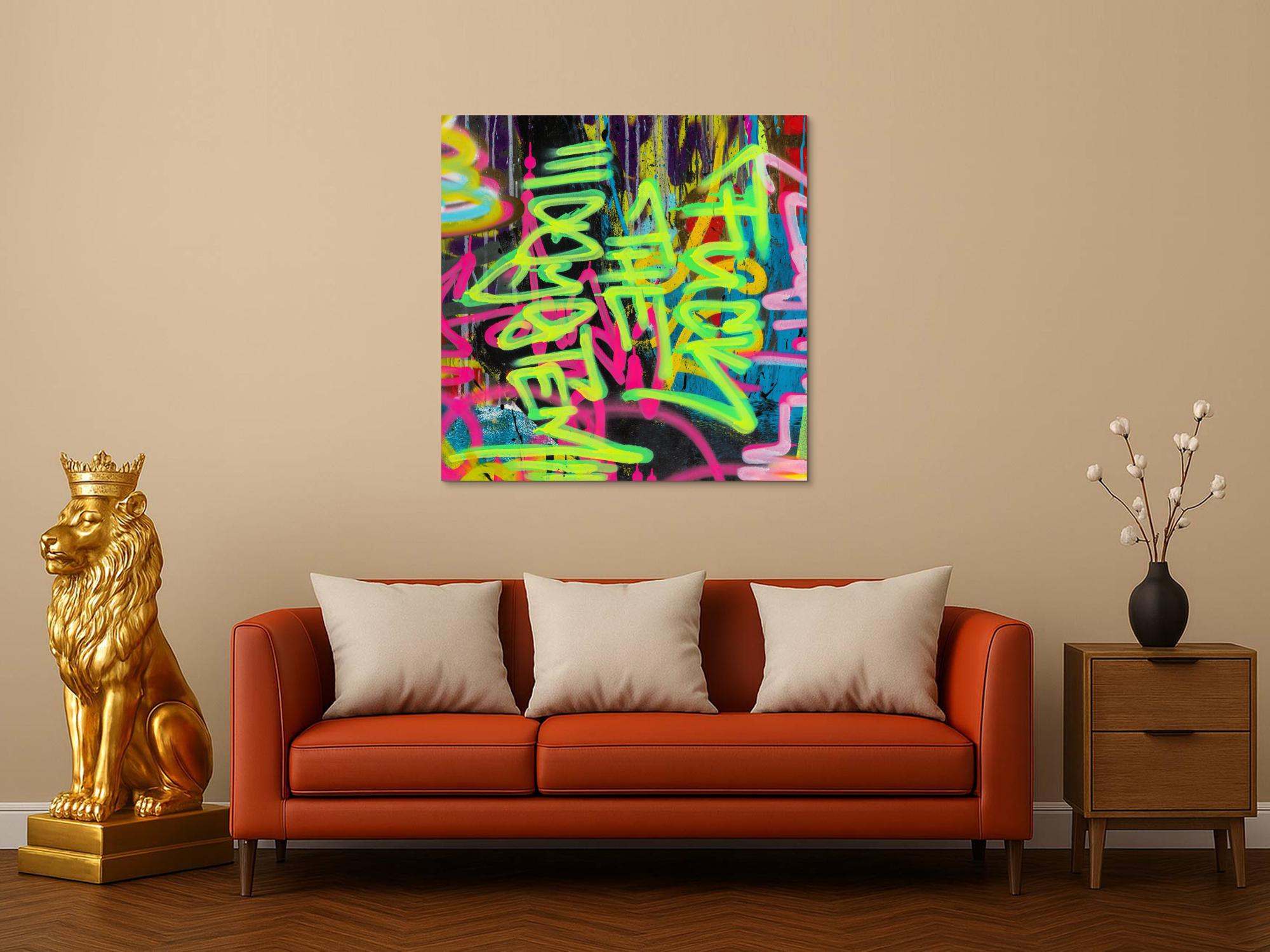 Abstraktes Bild auf Leinwand