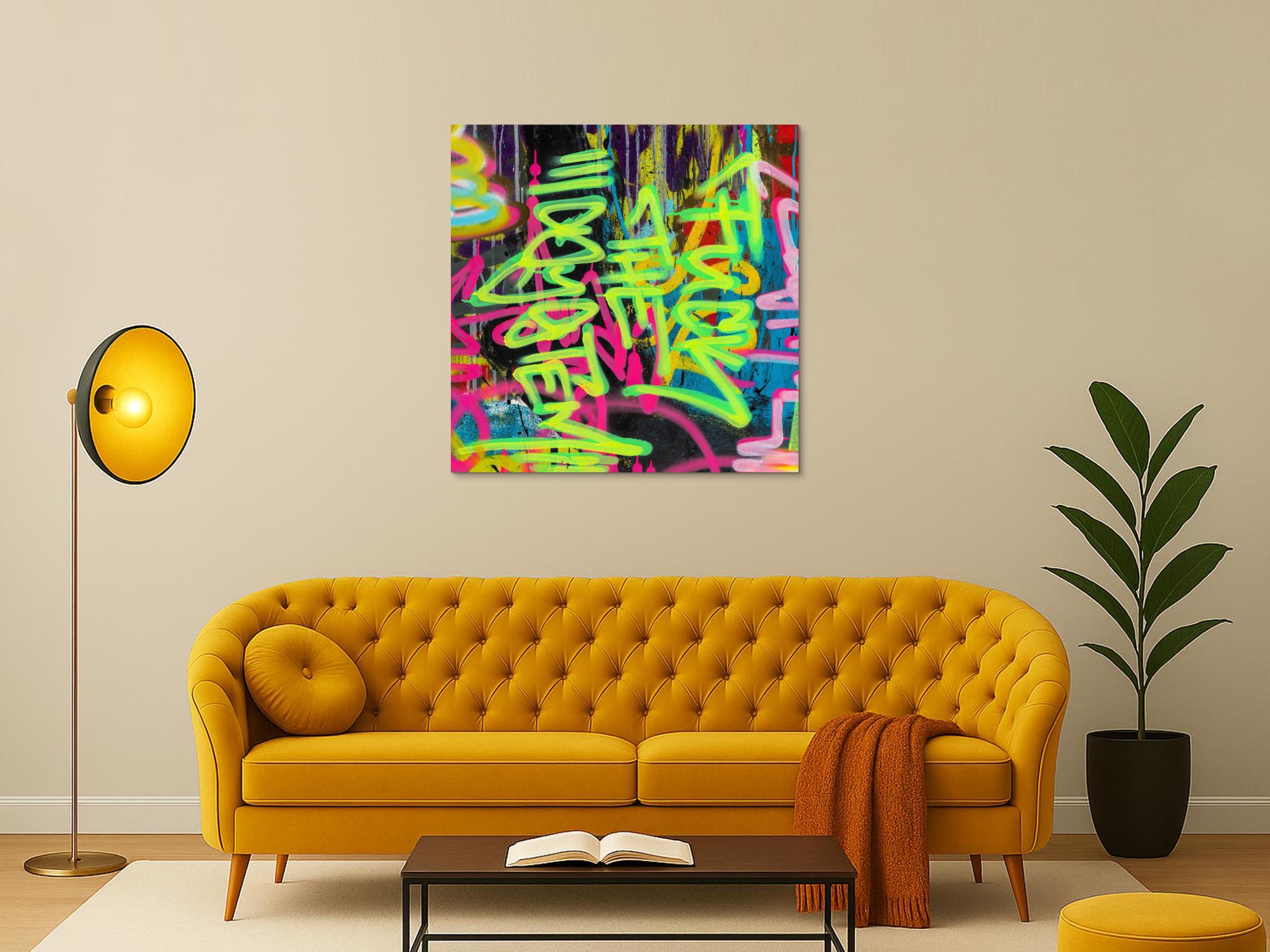 Abstraktes Bild auf Leinwand