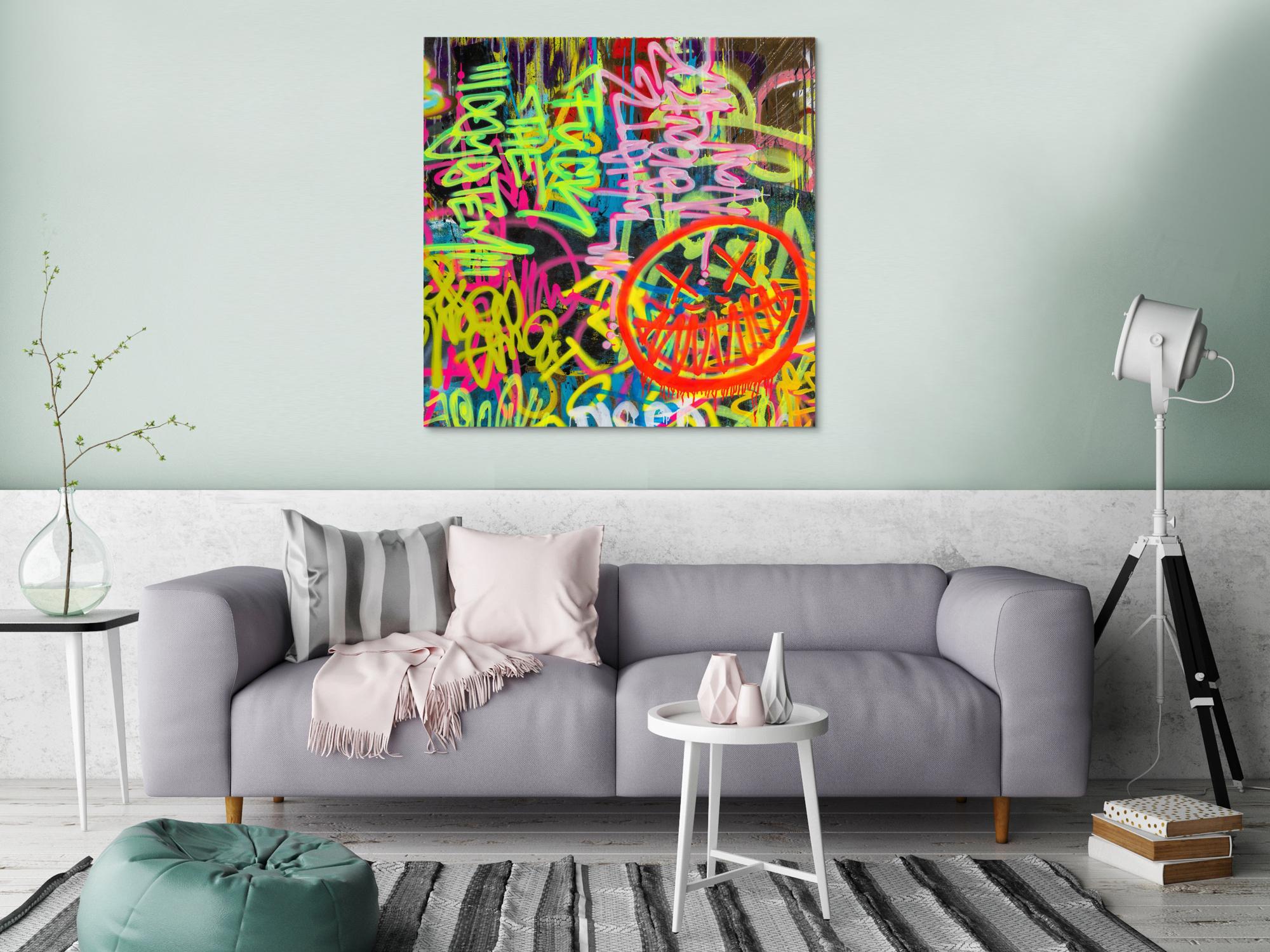 Abstraktes Bild auf Leinwand