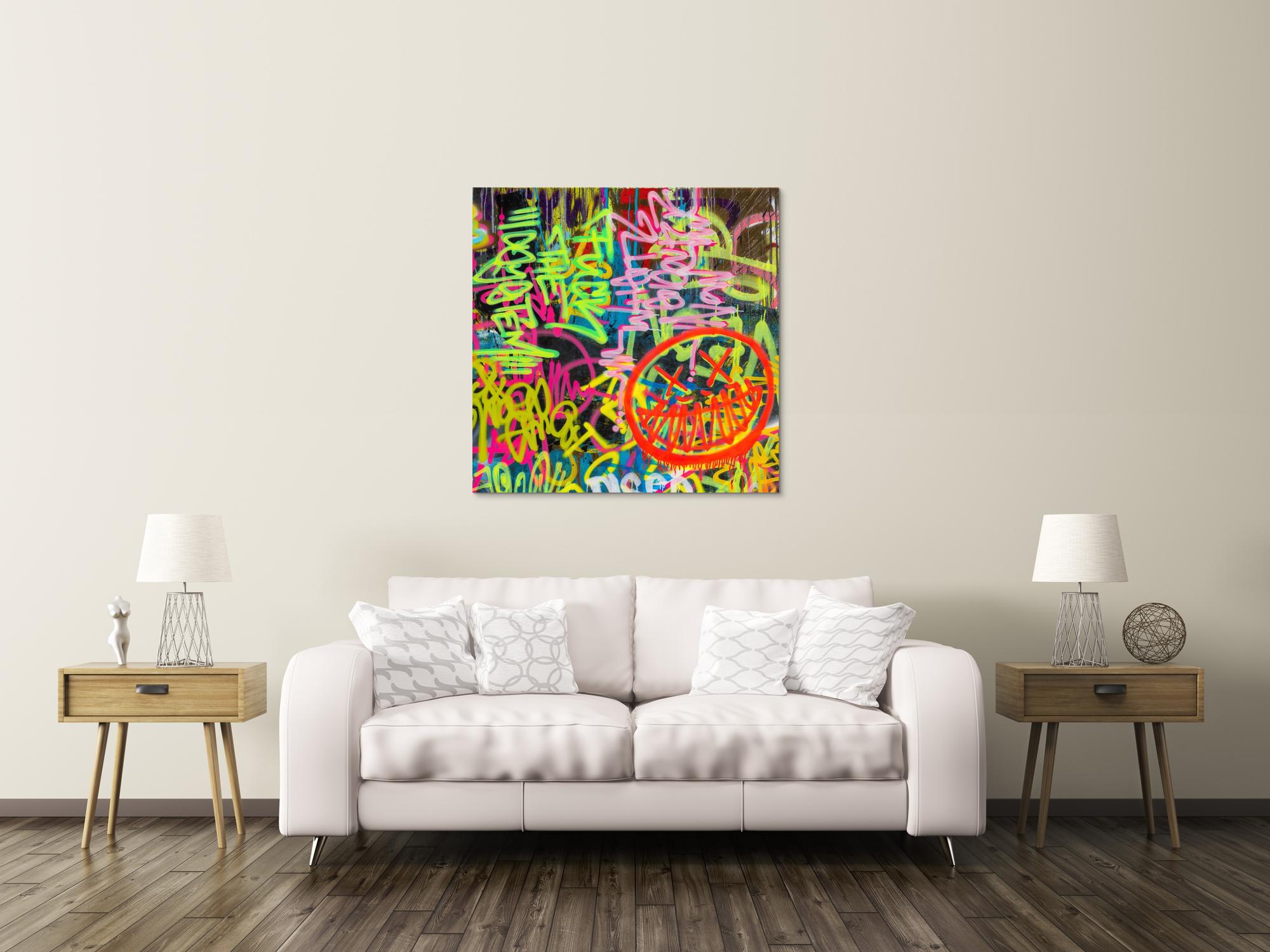 Abstraktes Bild auf Leinwand