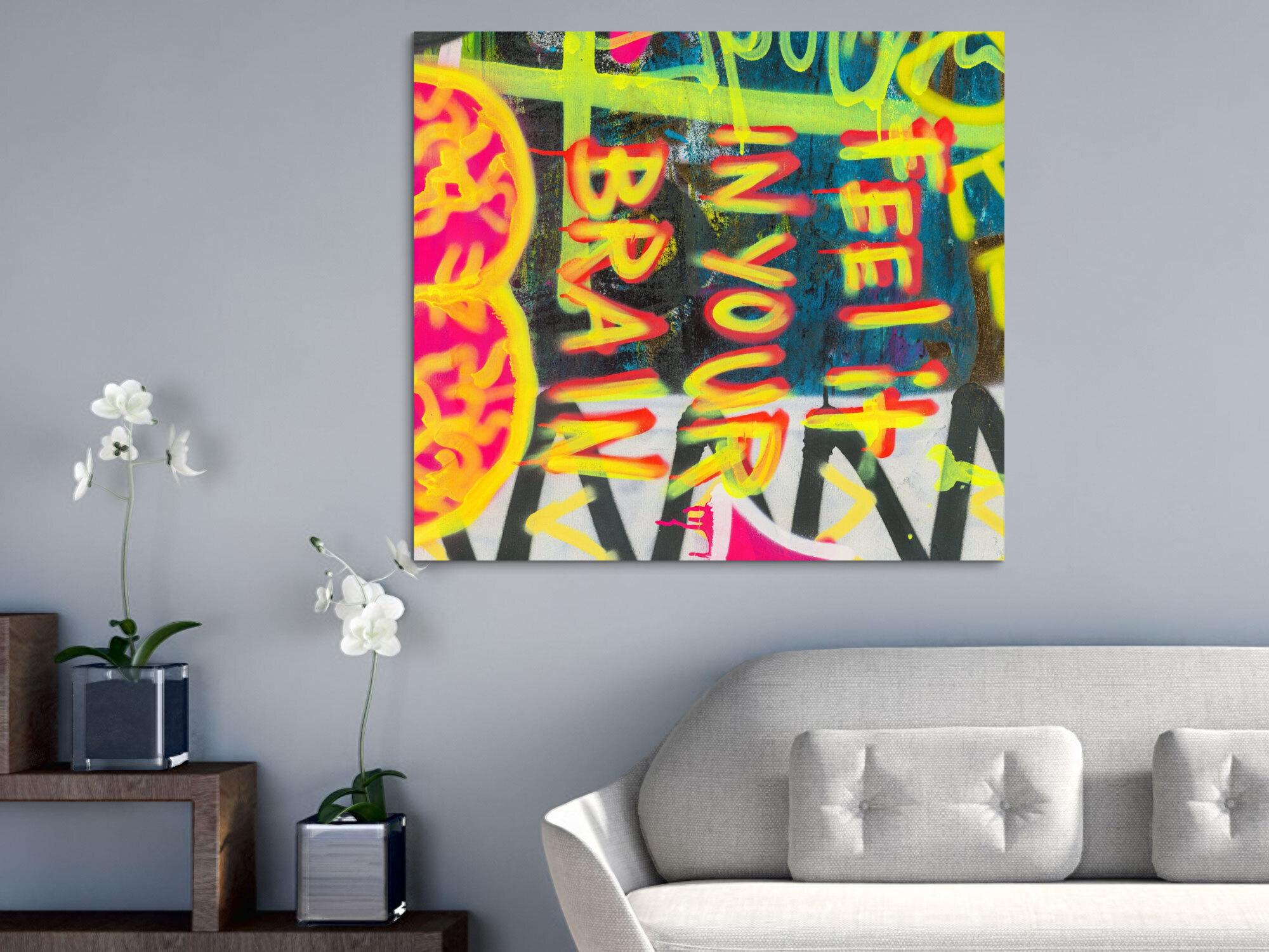 Abstraktes Bild auf Leinwand