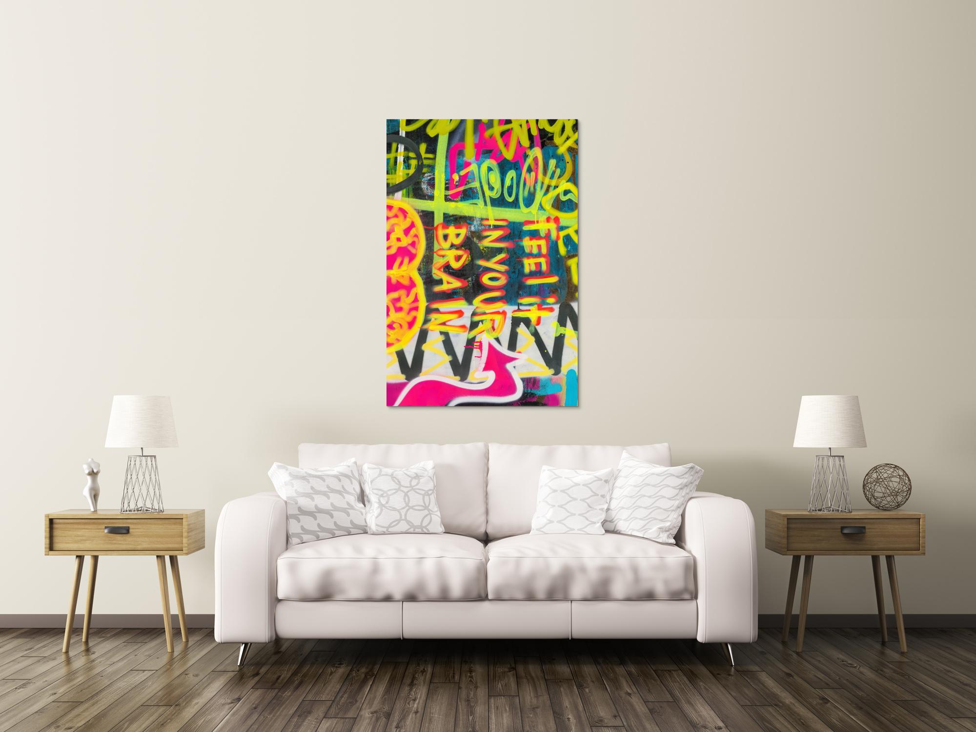 Abstraktes Bild auf Leinwand