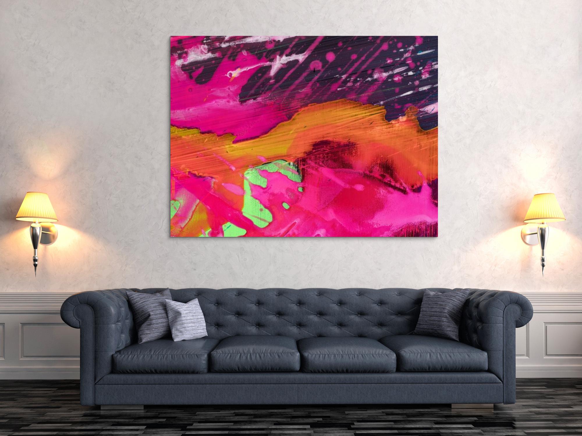 Abstraktes Bild auf Leinwand