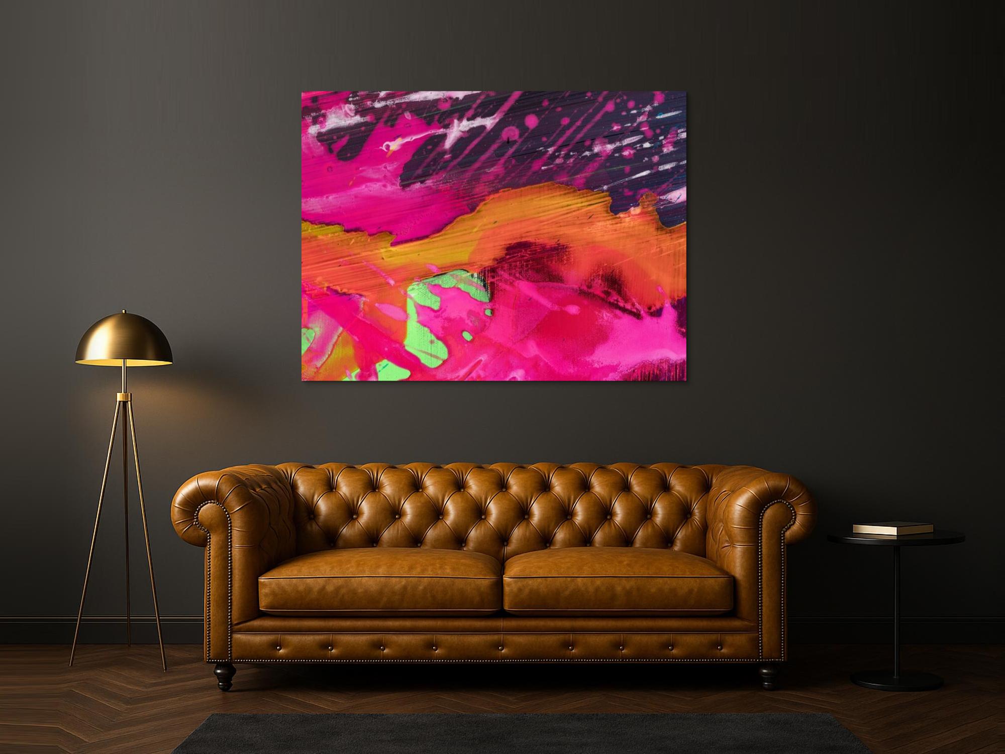 Abstraktes Bild auf Leinwand