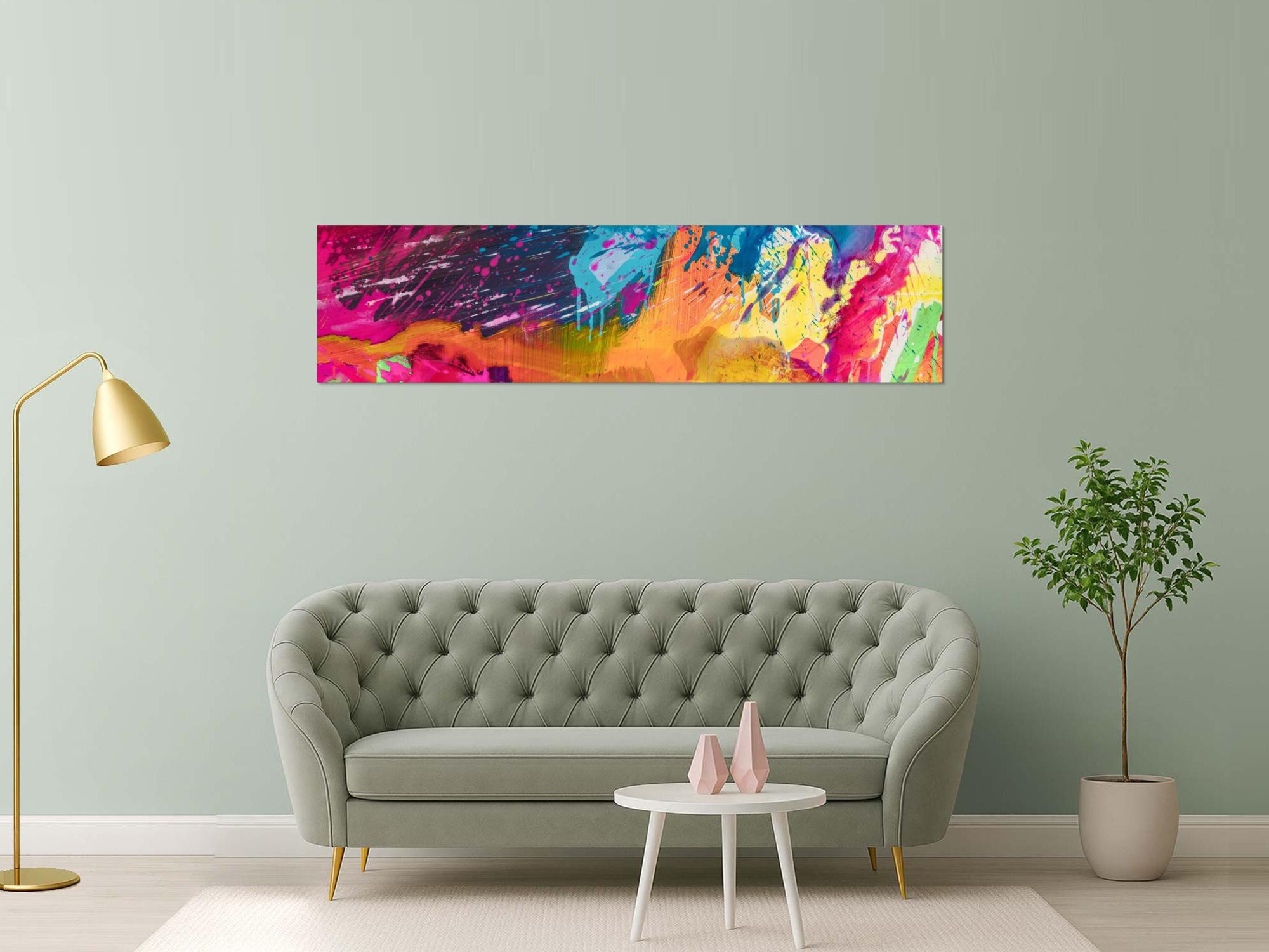 Abstraktes Bild auf Leinwand