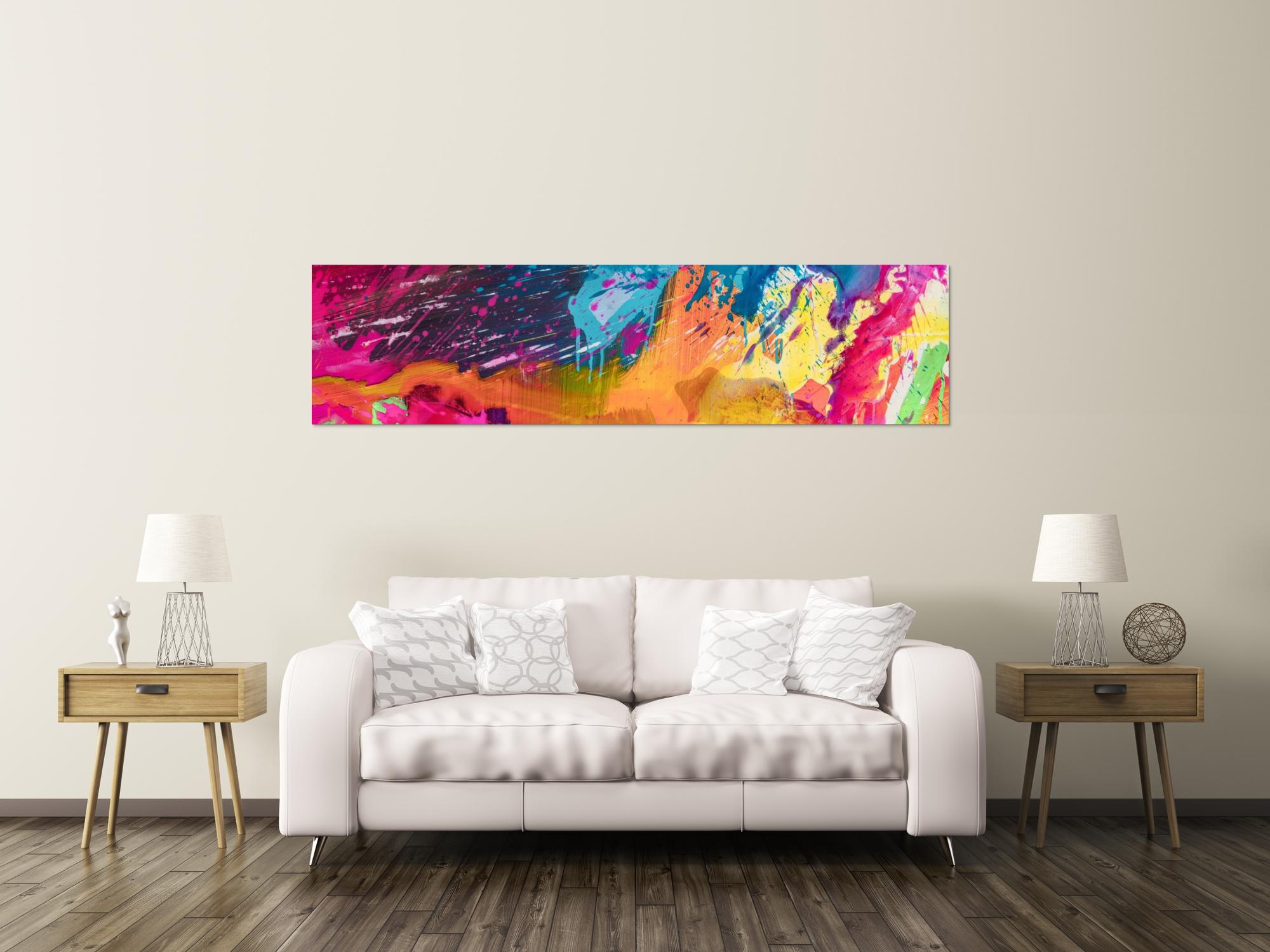 Abstraktes Bild auf Leinwand