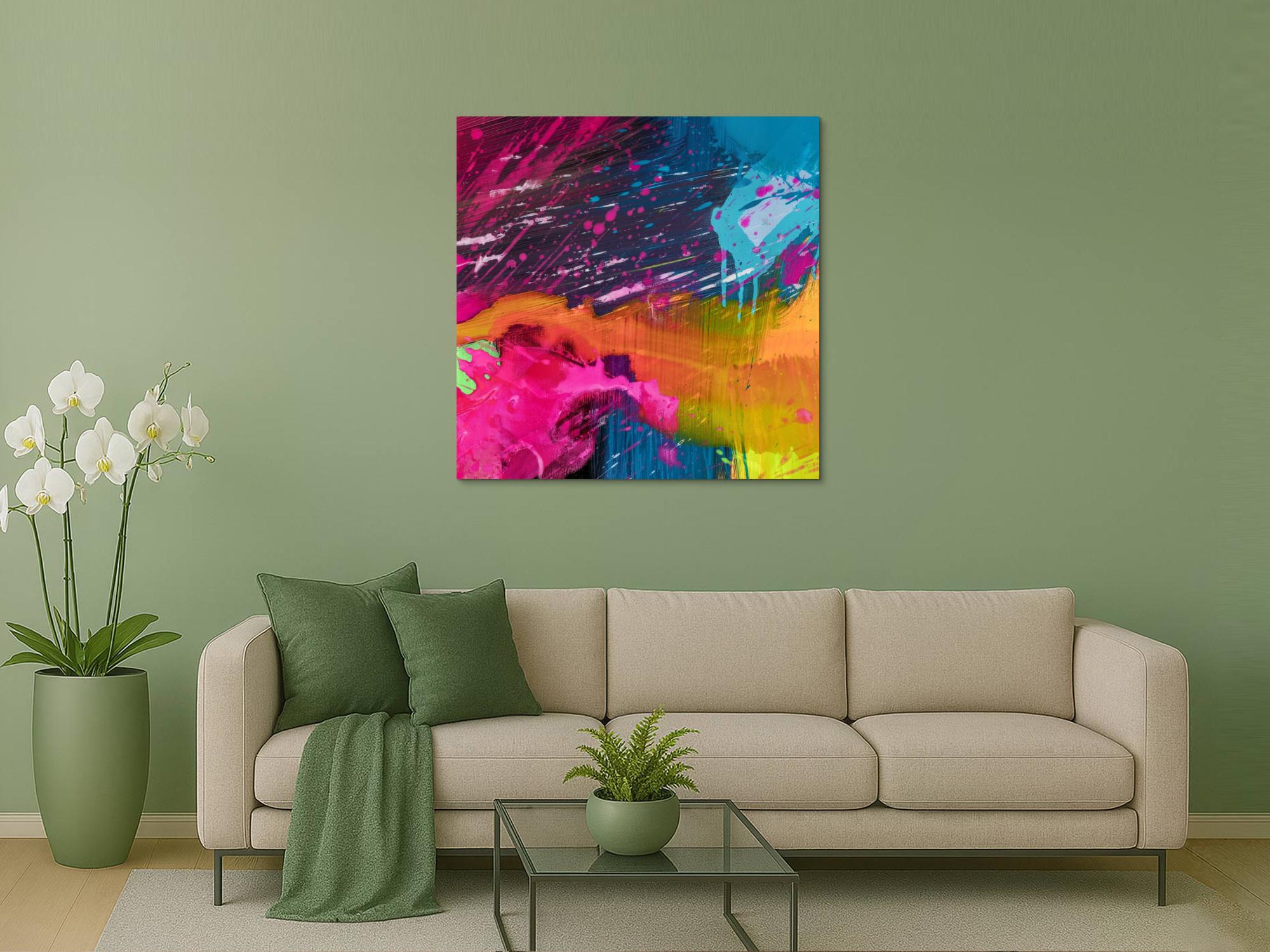 Abstraktes Bild auf Leinwand