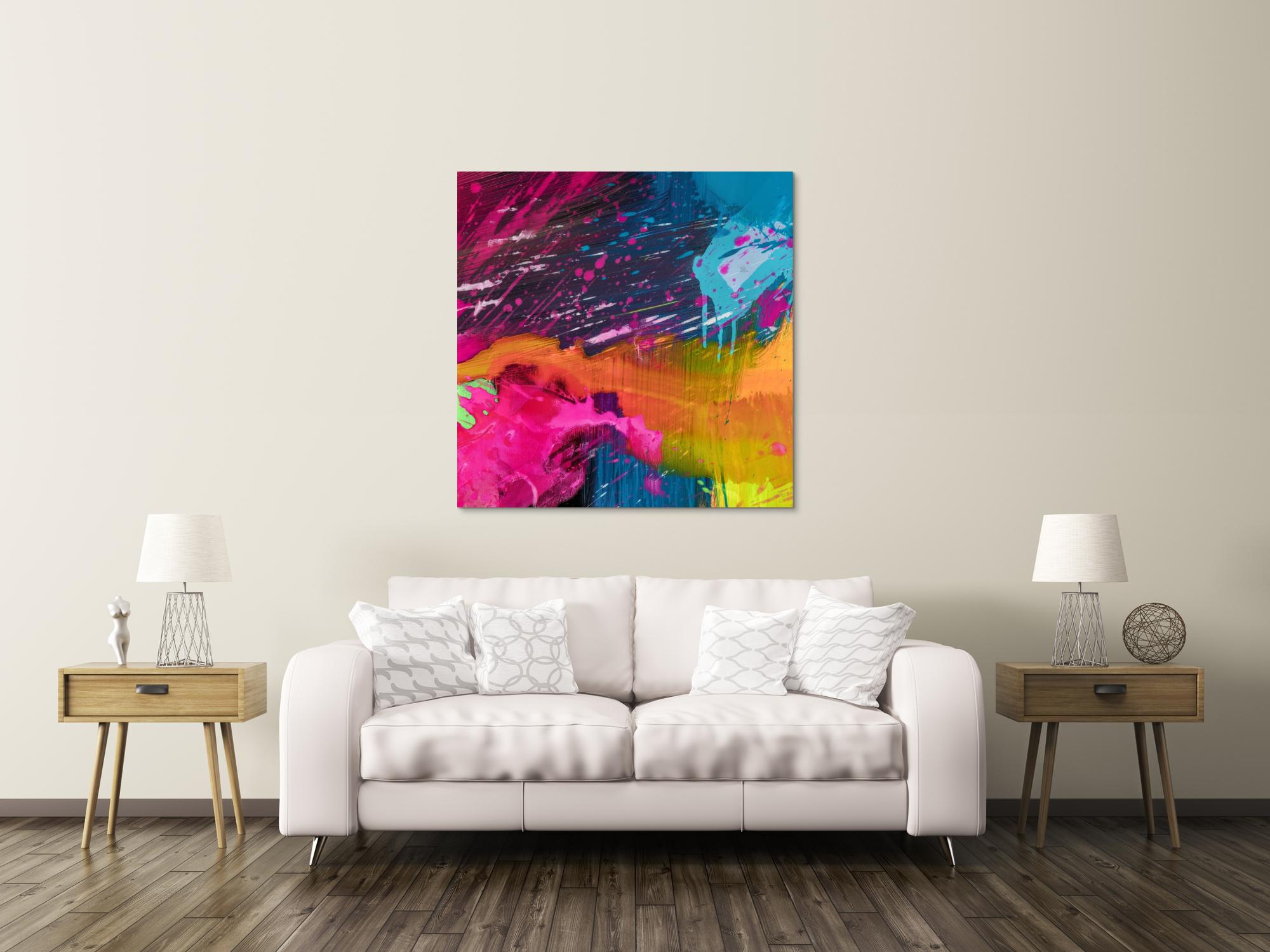 Abstraktes Bild auf Leinwand