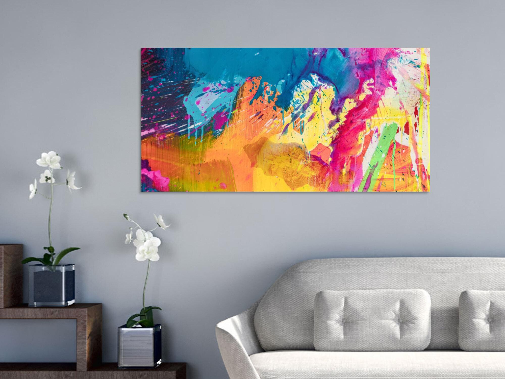 Abstraktes Bild auf Leinwand