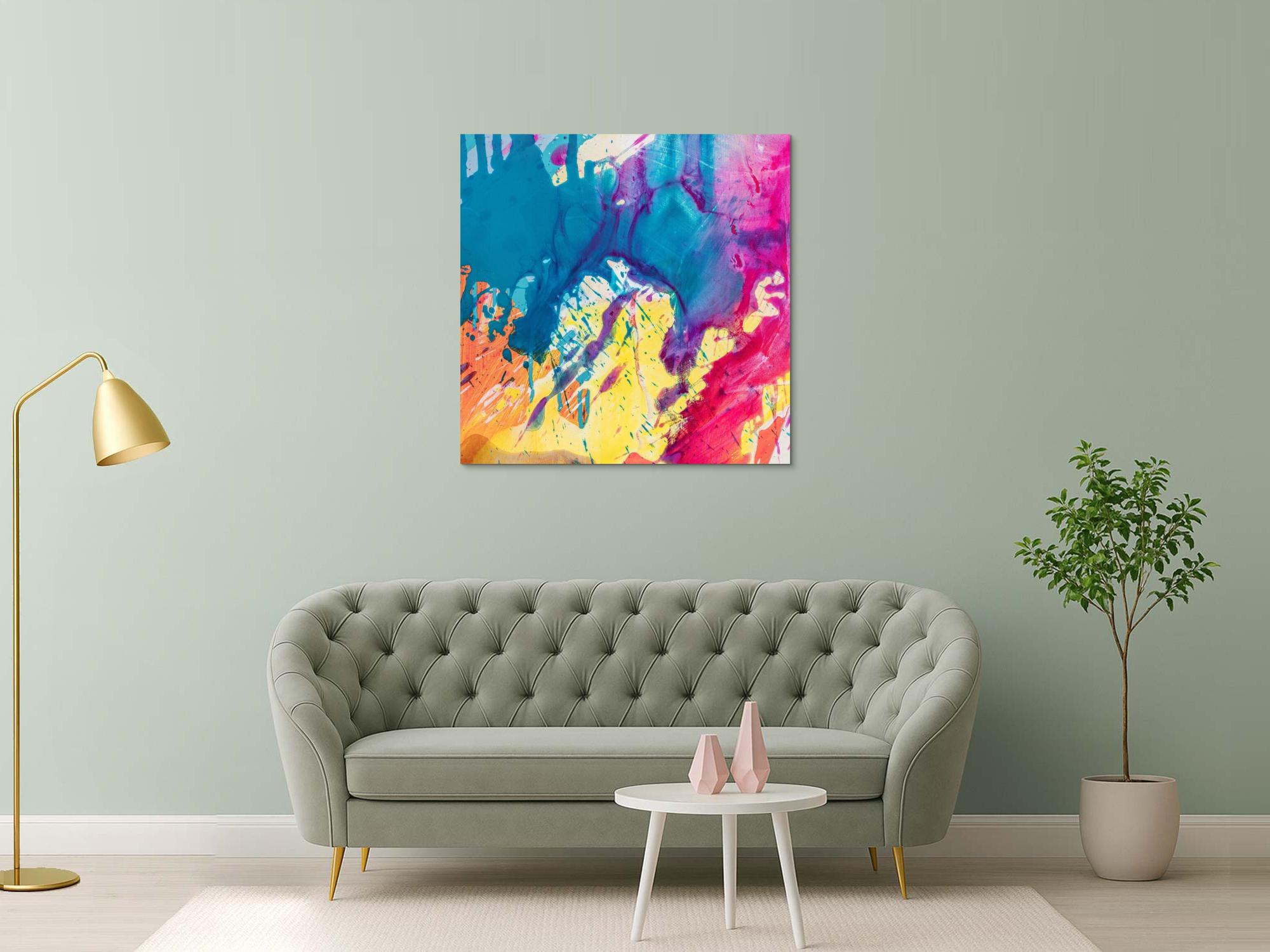 Abstraktes Bild auf Leinwand