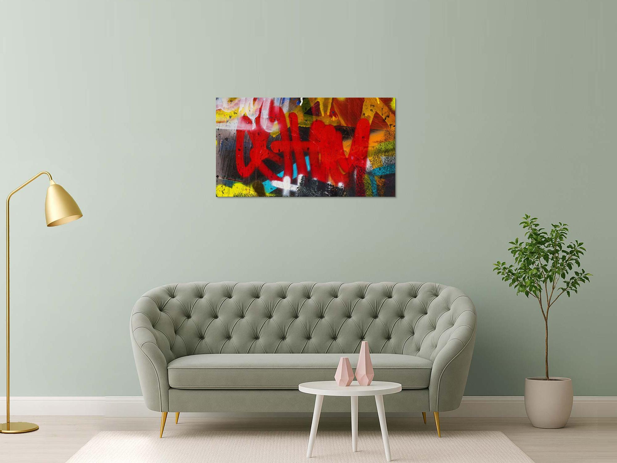 Abstraktes Bild auf Leinwand