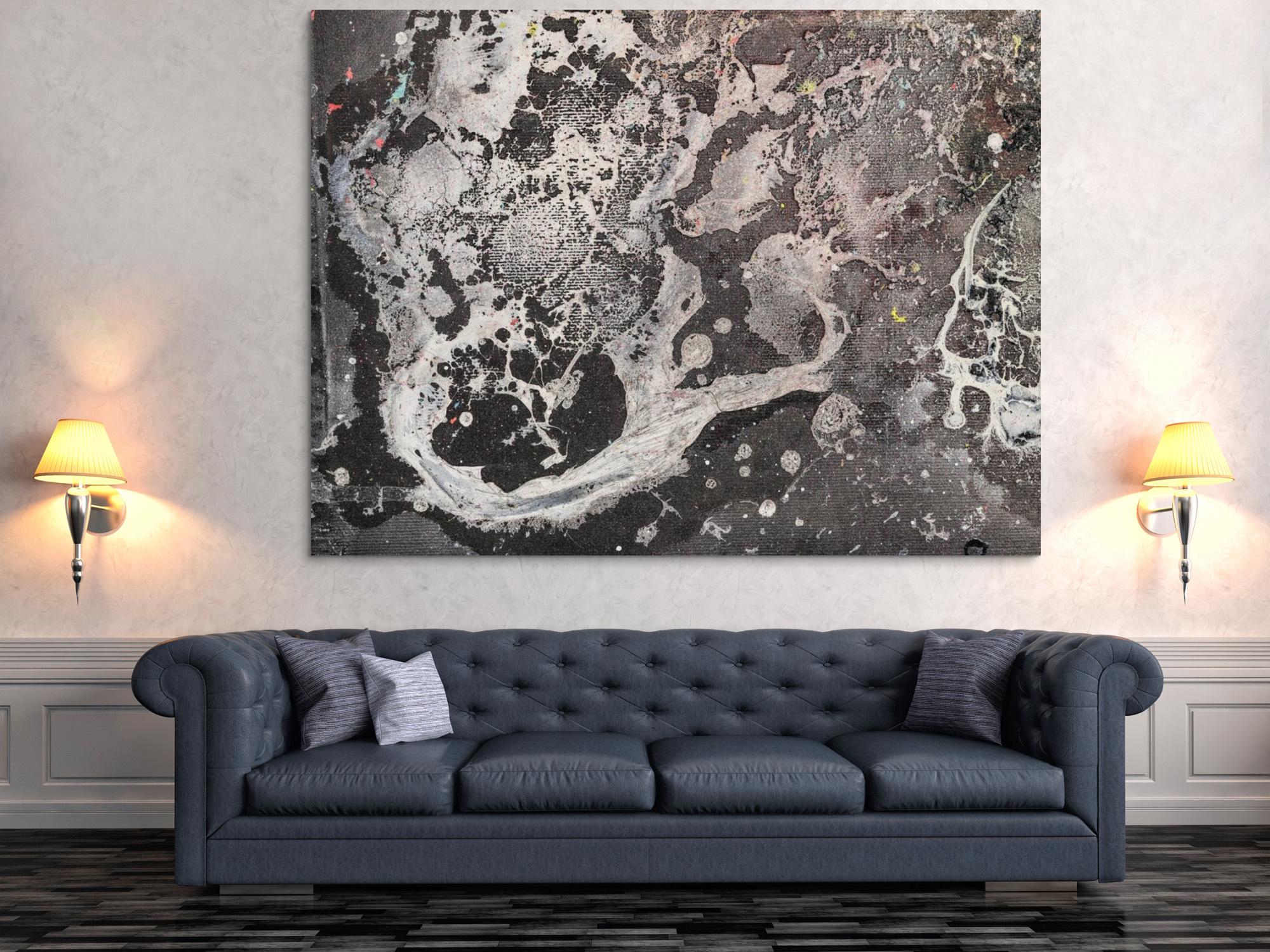 Abstraktes Bild auf Leinwand