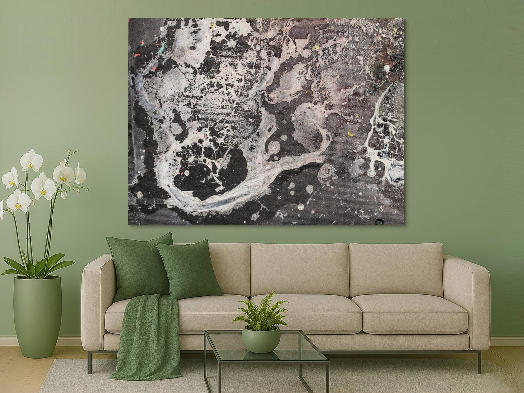 Abstraktes Bild auf Leinwand