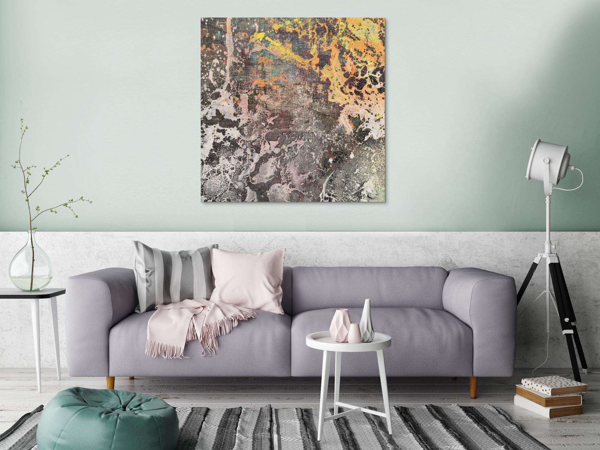 Abstraktes Bild auf Leinwand