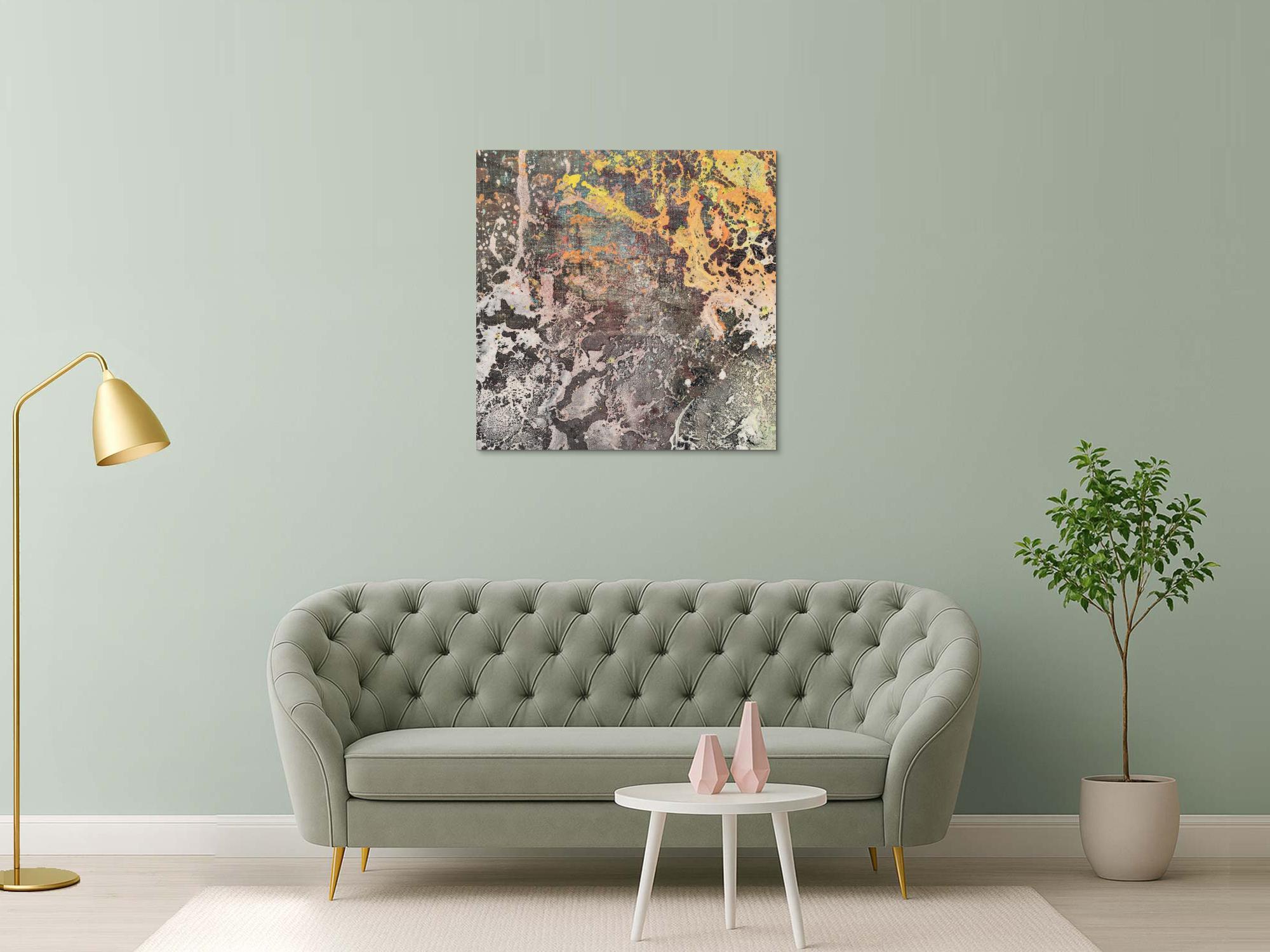 Abstraktes Bild auf Leinwand