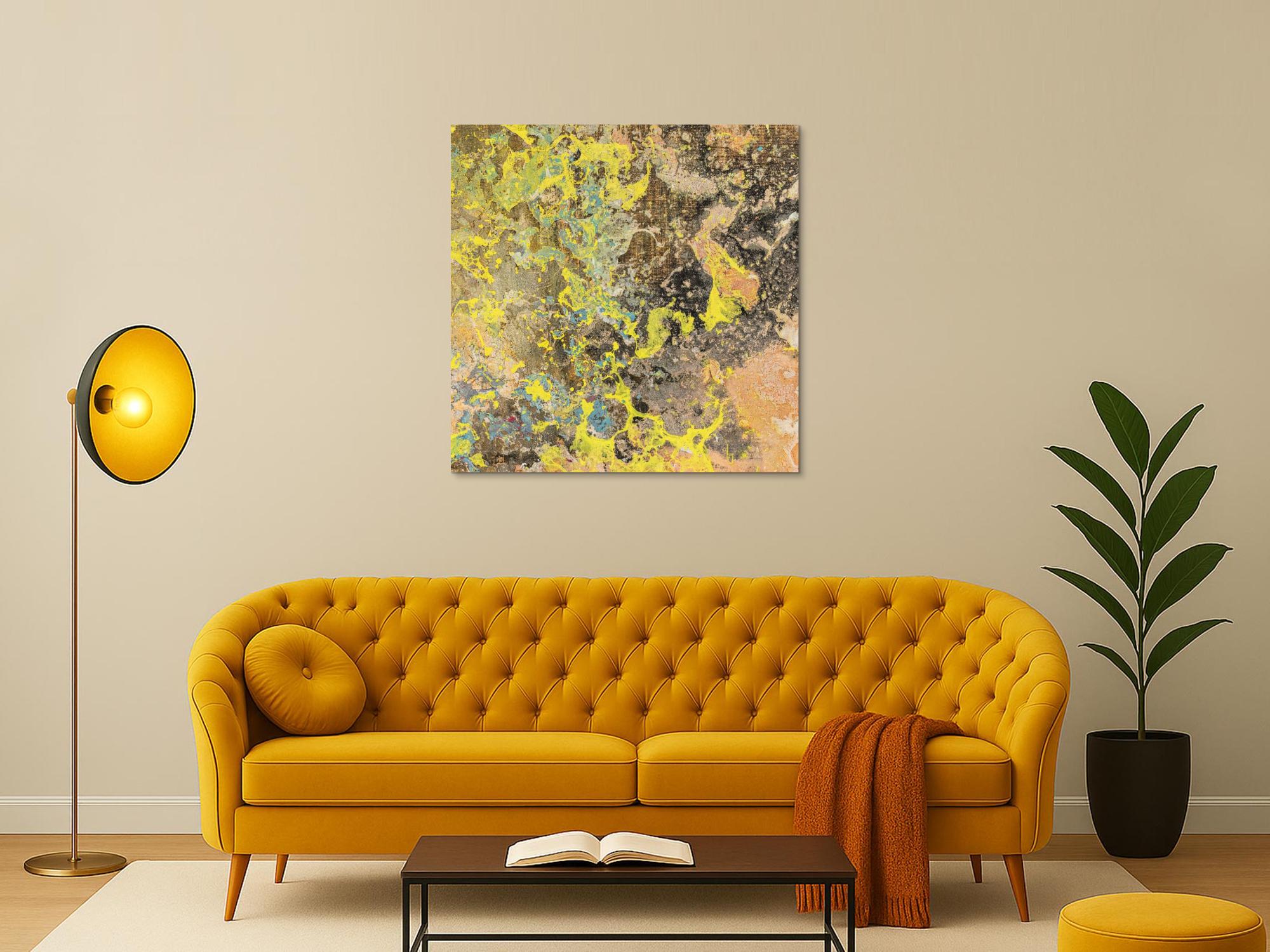 Abstraktes Bild auf Leinwand