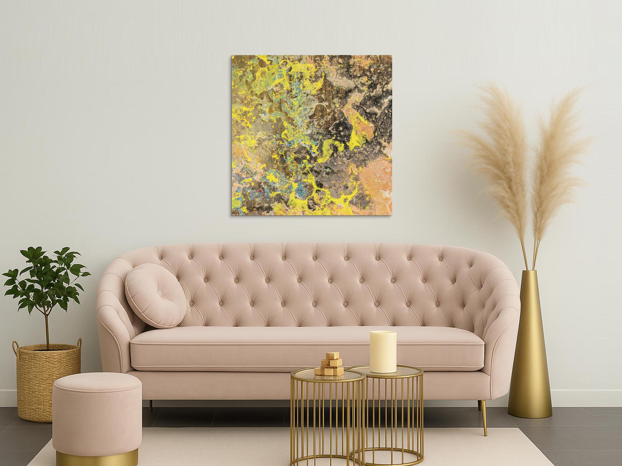 Abstraktes Bild auf Leinwand