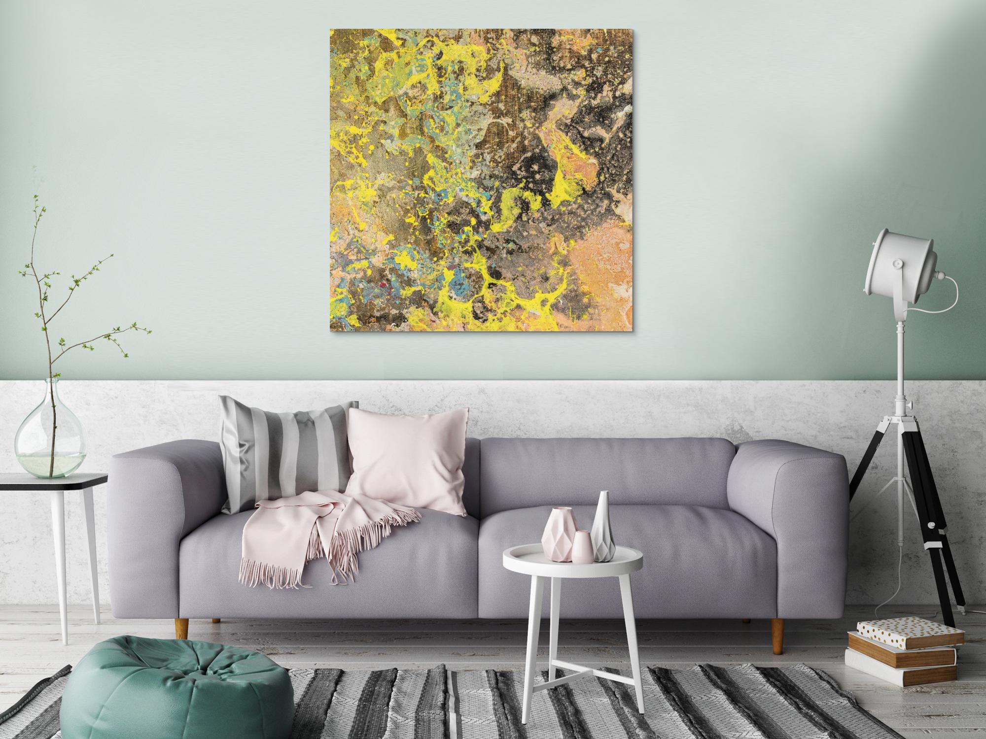 Abstraktes Bild auf Leinwand