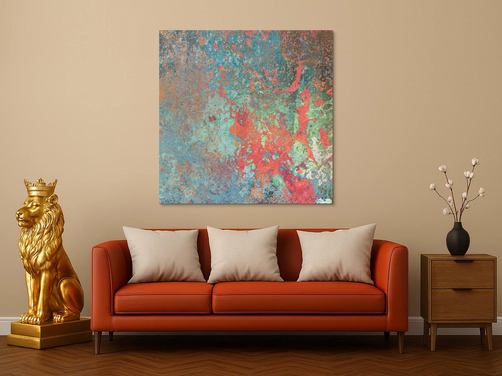 Abstraktes Bild auf Leinwand