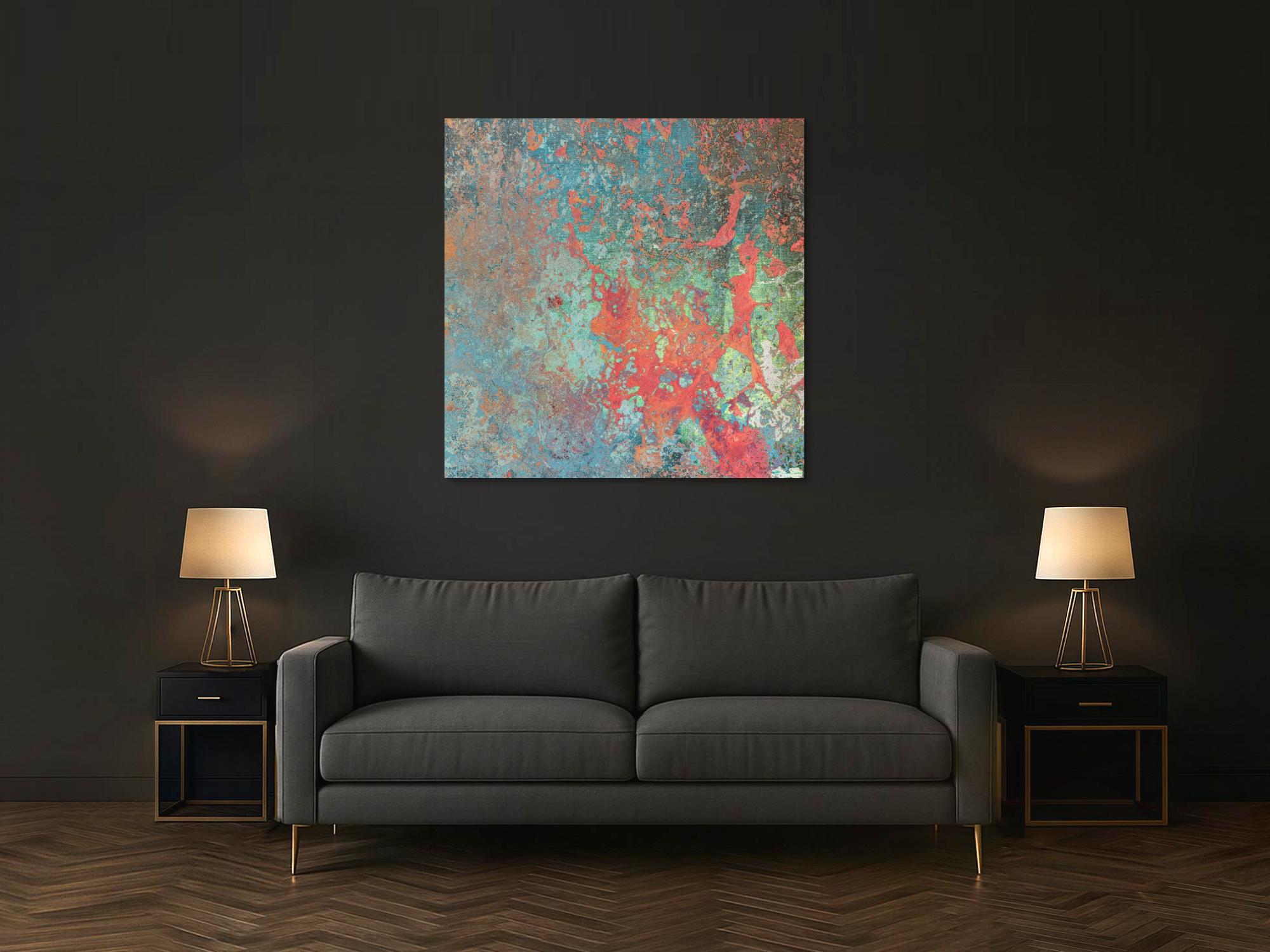 Abstraktes Bild auf Leinwand