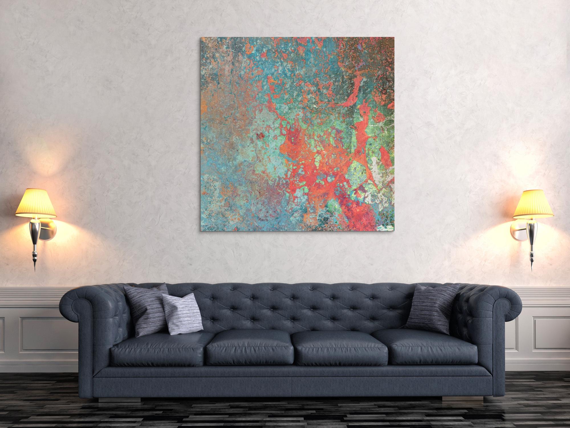 Abstraktes Bild auf Leinwand