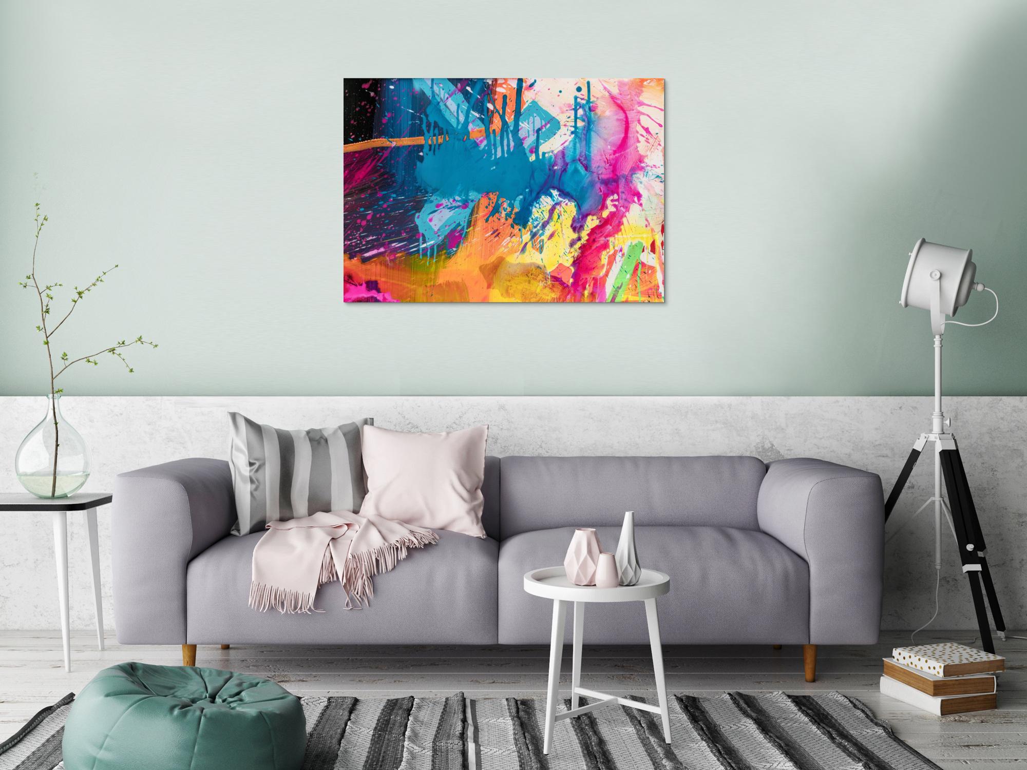 Abstraktes Bild auf Leinwand