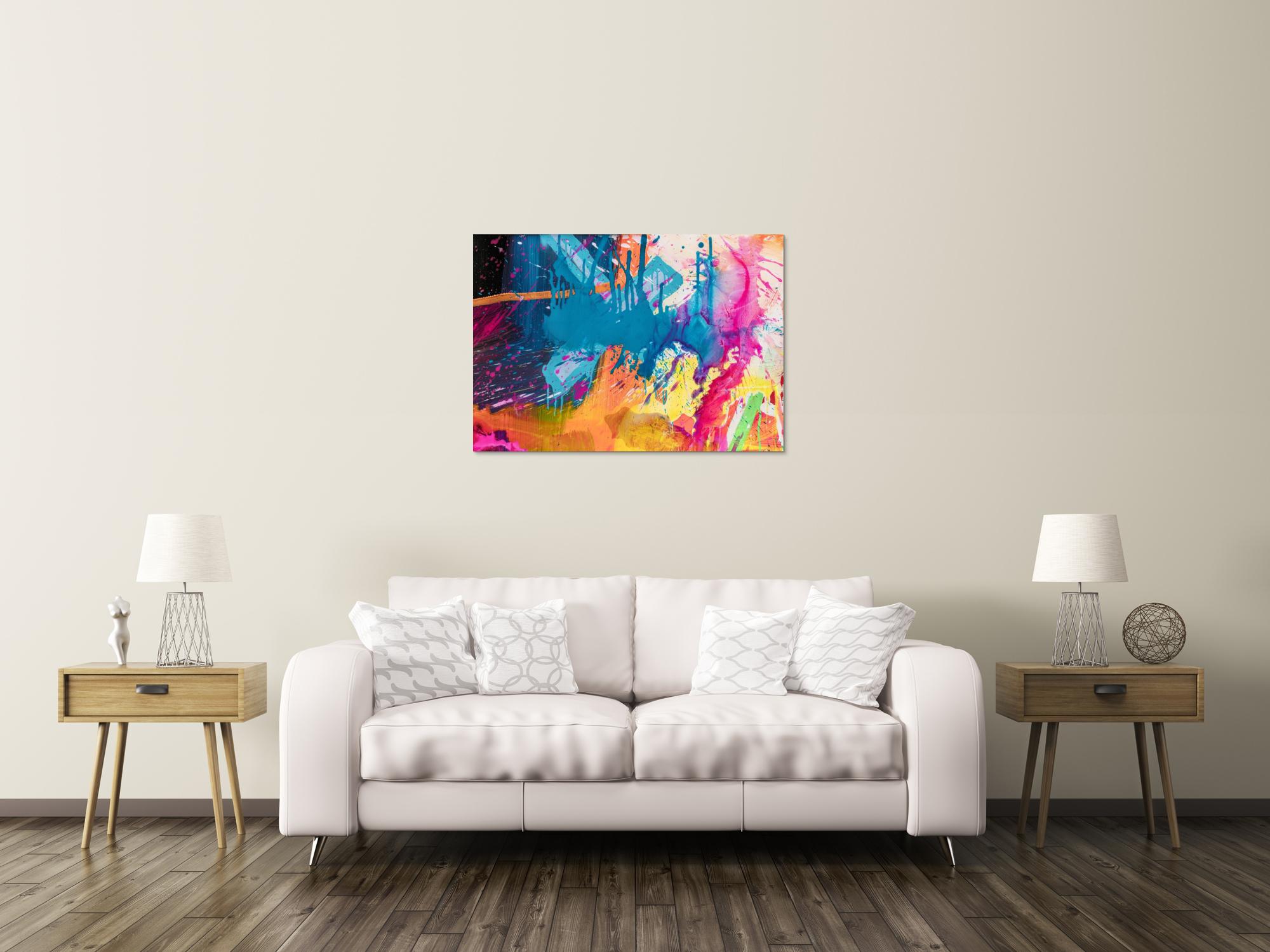 Abstraktes Bild auf Leinwand