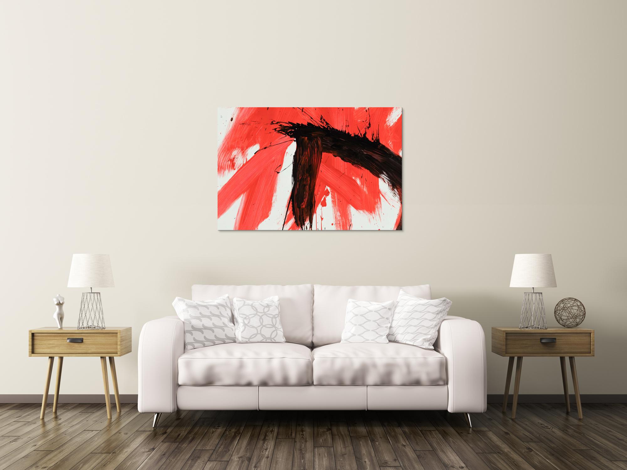 Abstraktes Bild auf Leinwand