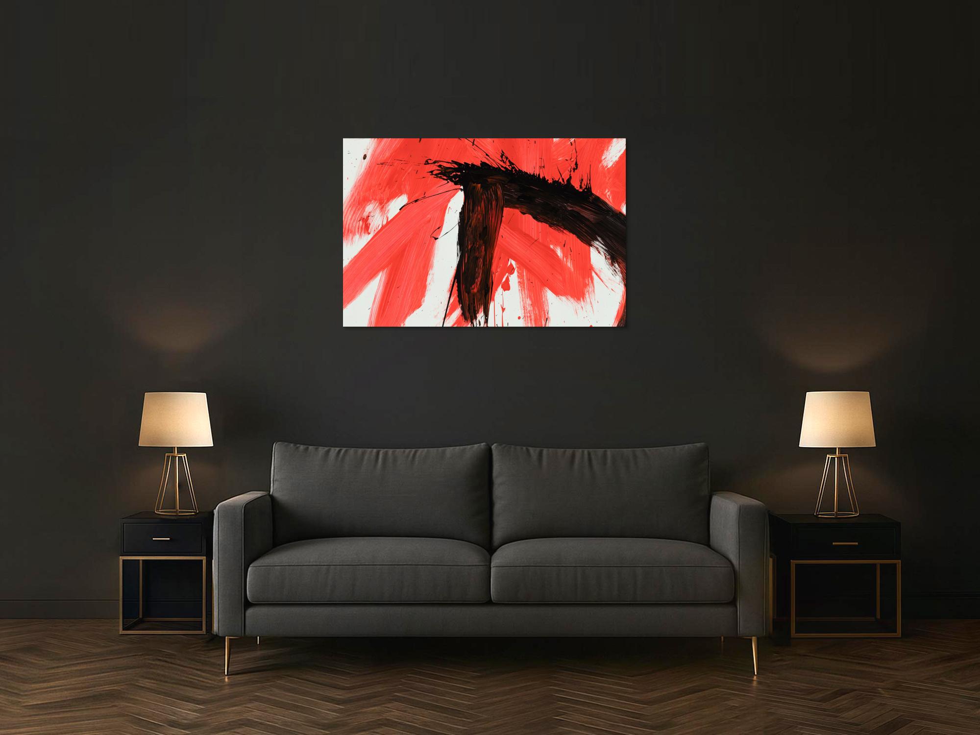 Abstraktes Bild auf Leinwand