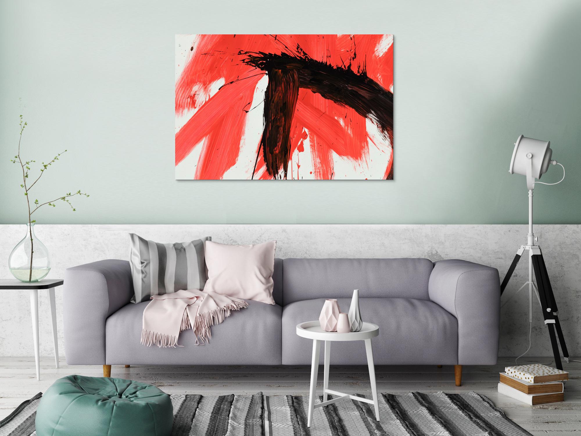 Abstraktes Bild auf Leinwand