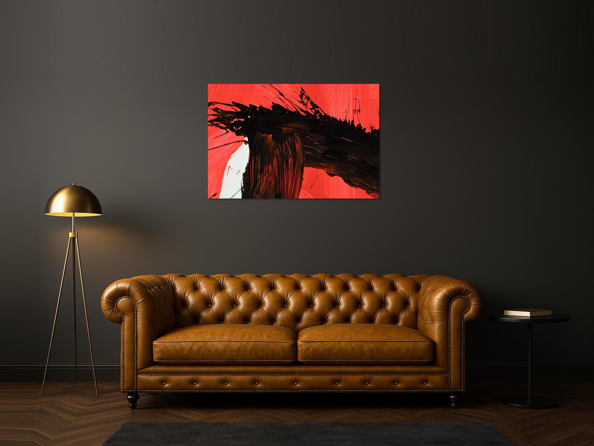 Abstraktes Bild auf Leinwand