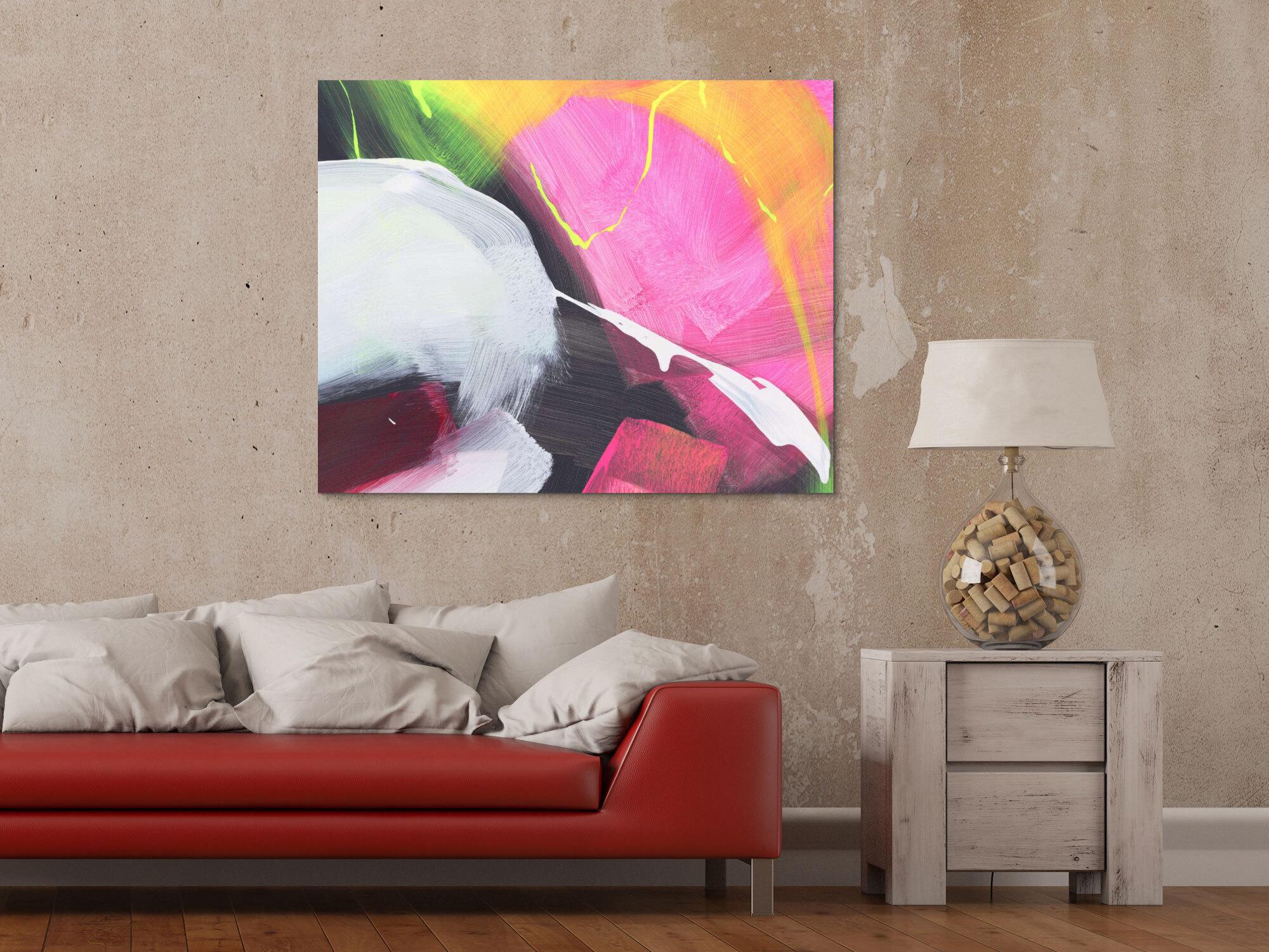 Abstraktes Bild auf Leinwand