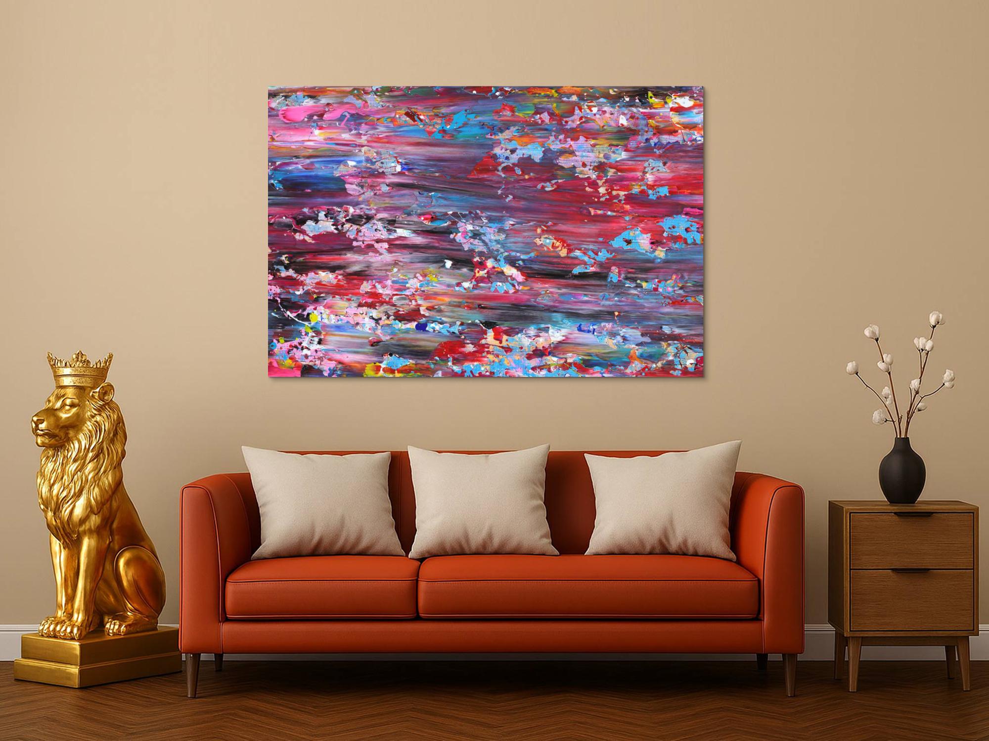 Abstraktes Bild auf Leinwand