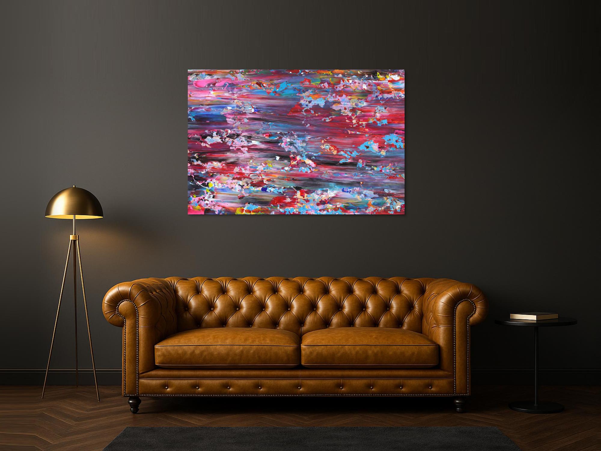 Abstraktes Bild auf Leinwand