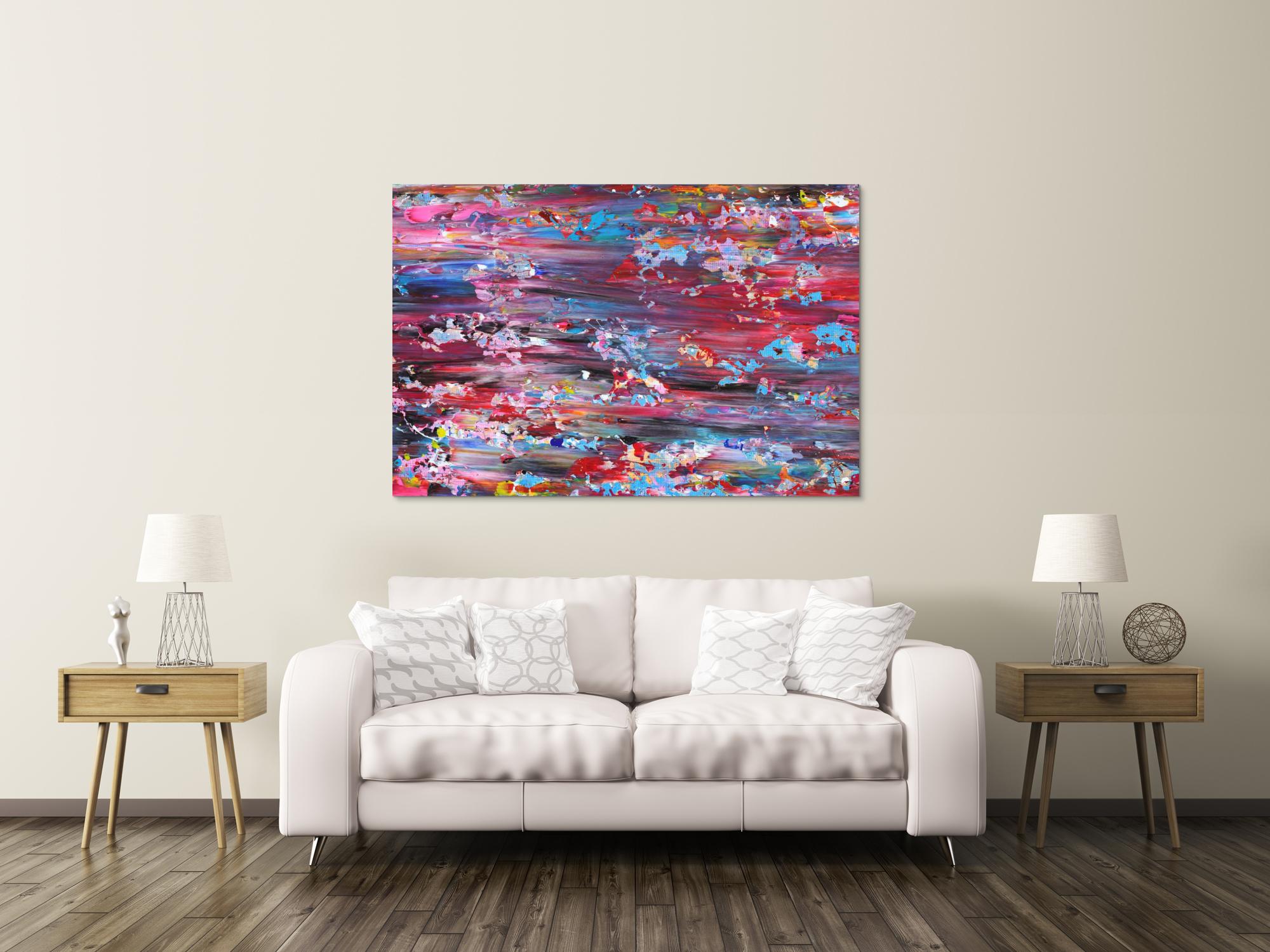 Abstraktes Bild auf Leinwand
