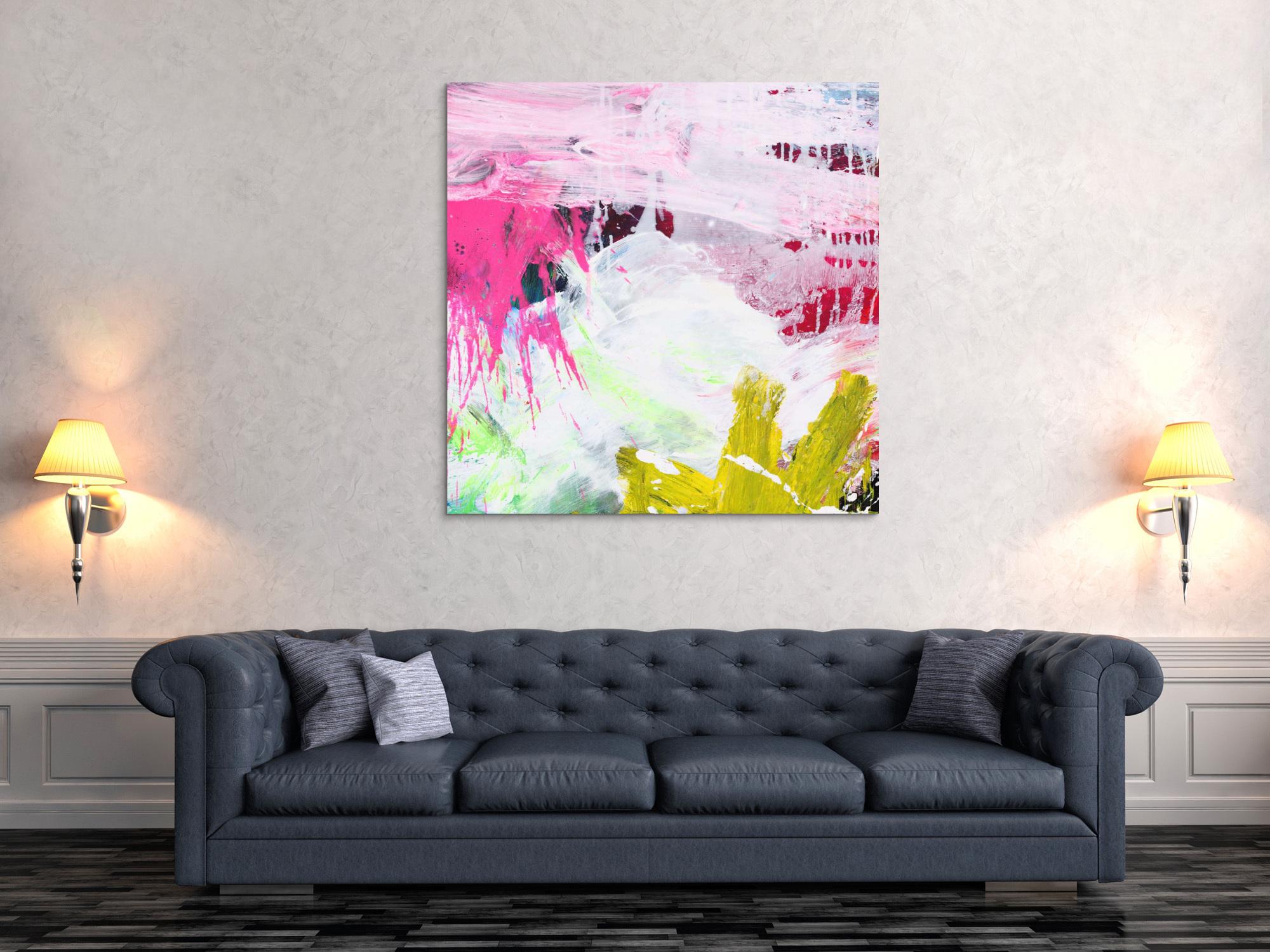 Abstraktes Bild auf Leinwand