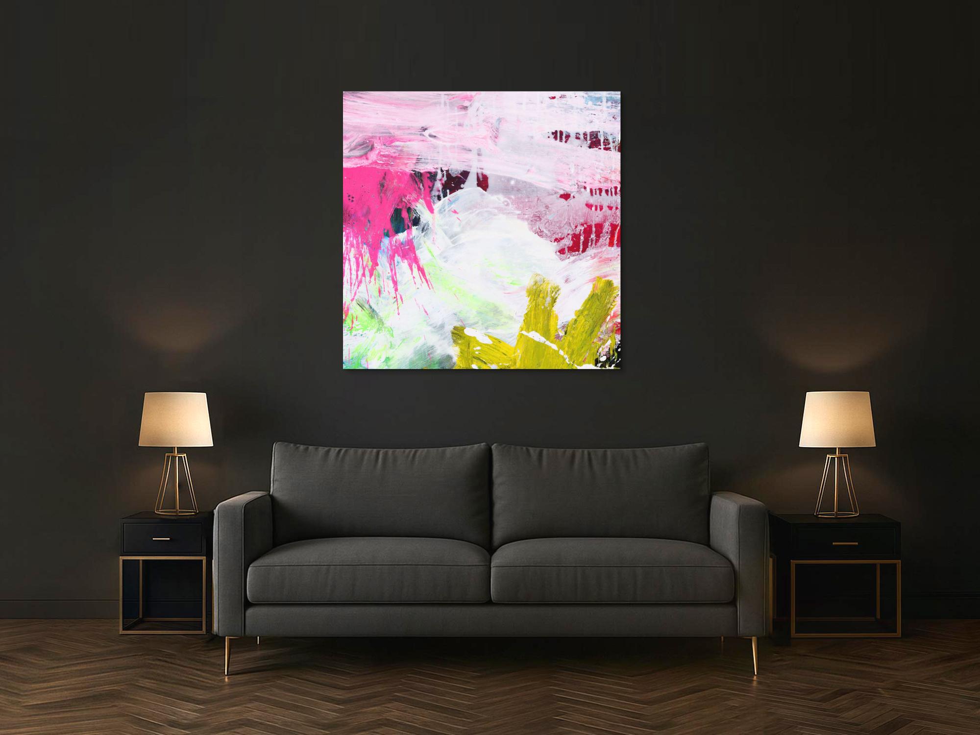 Abstraktes Bild auf Leinwand