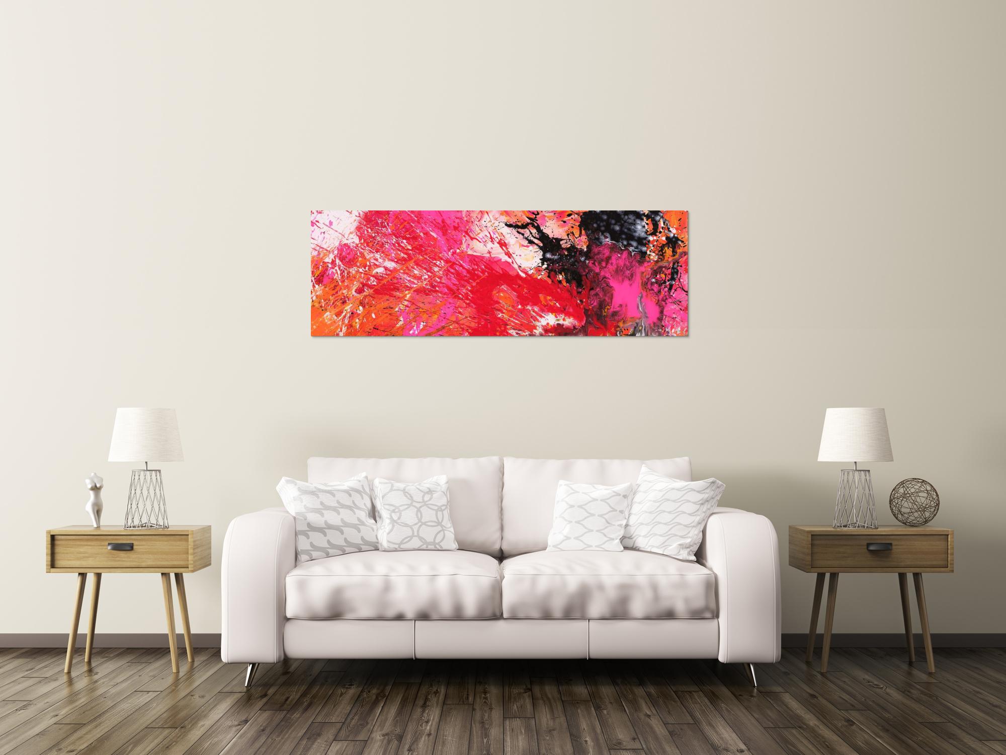 Abstraktes Bild auf Leinwand