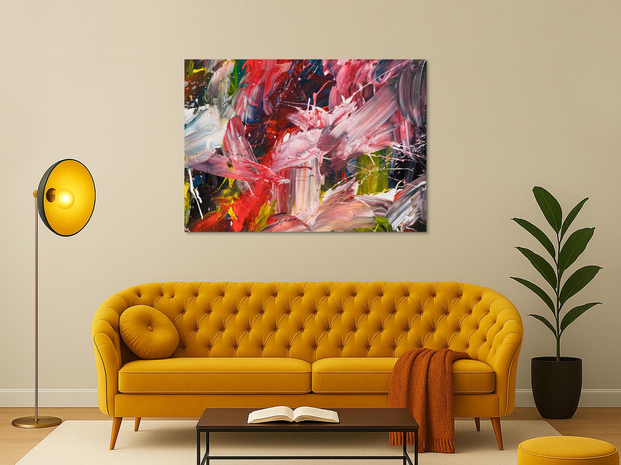 Abstraktes Bild auf Leinwand