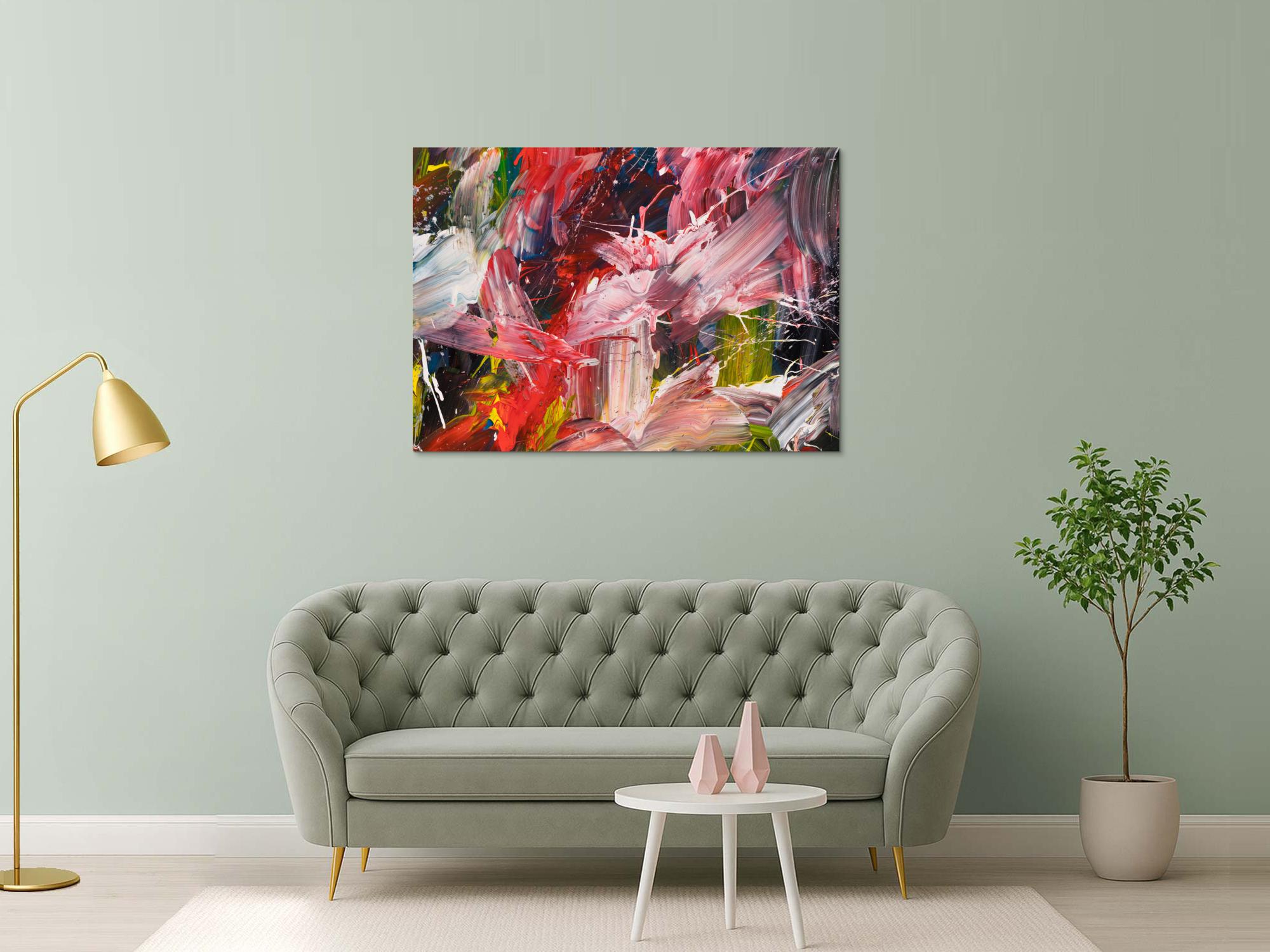 Abstraktes Bild auf Leinwand