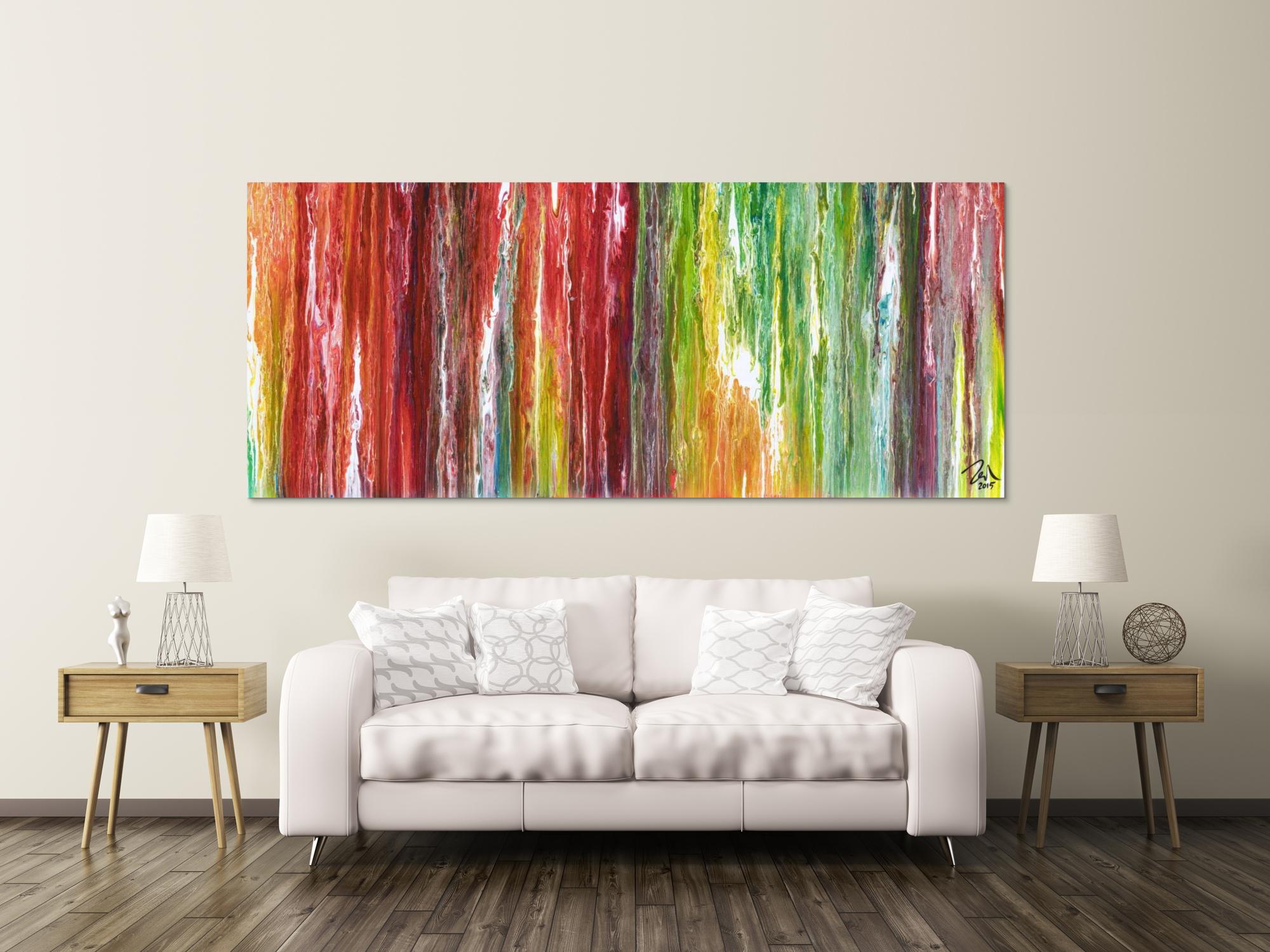 Abstraktes Bild auf Leinwand