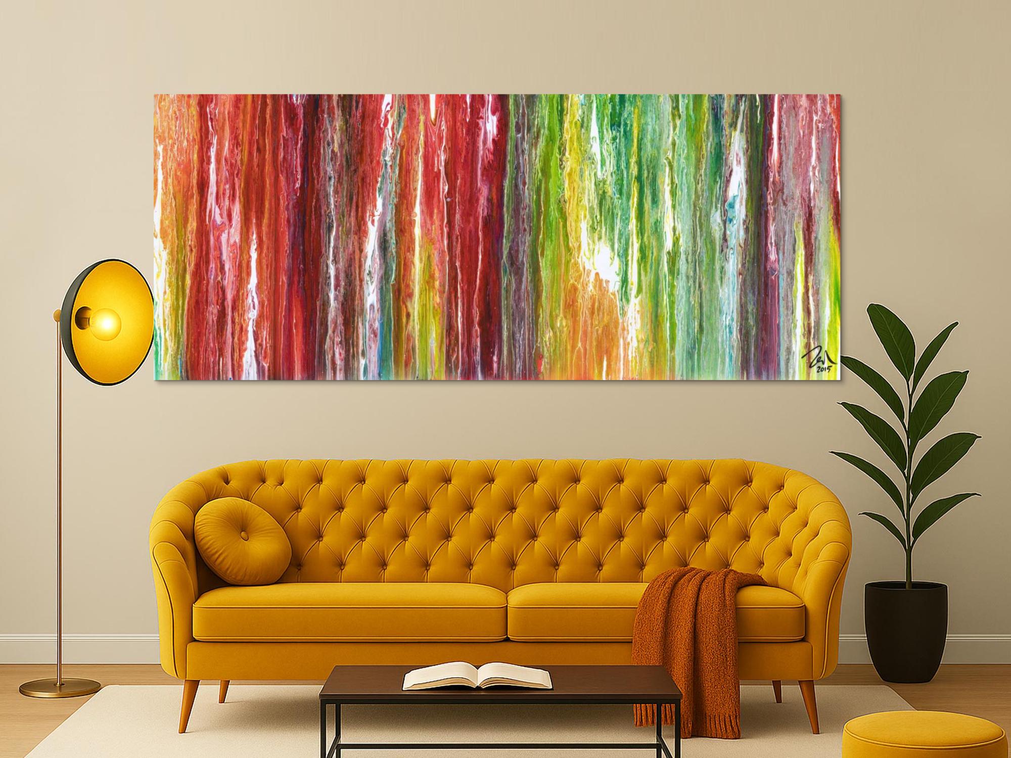 Abstraktes Bild auf Leinwand