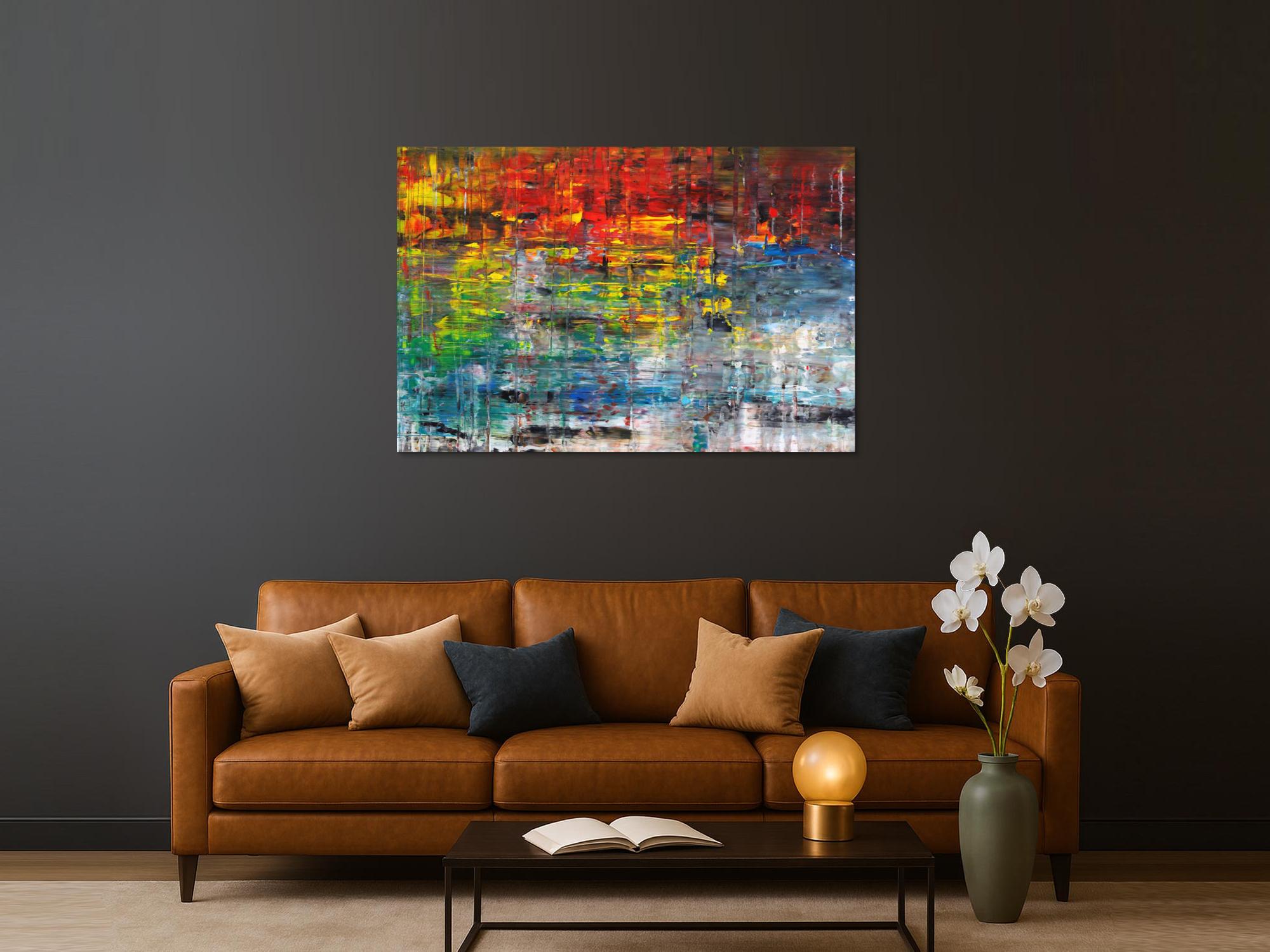 Abstraktes Bild auf Leinwand