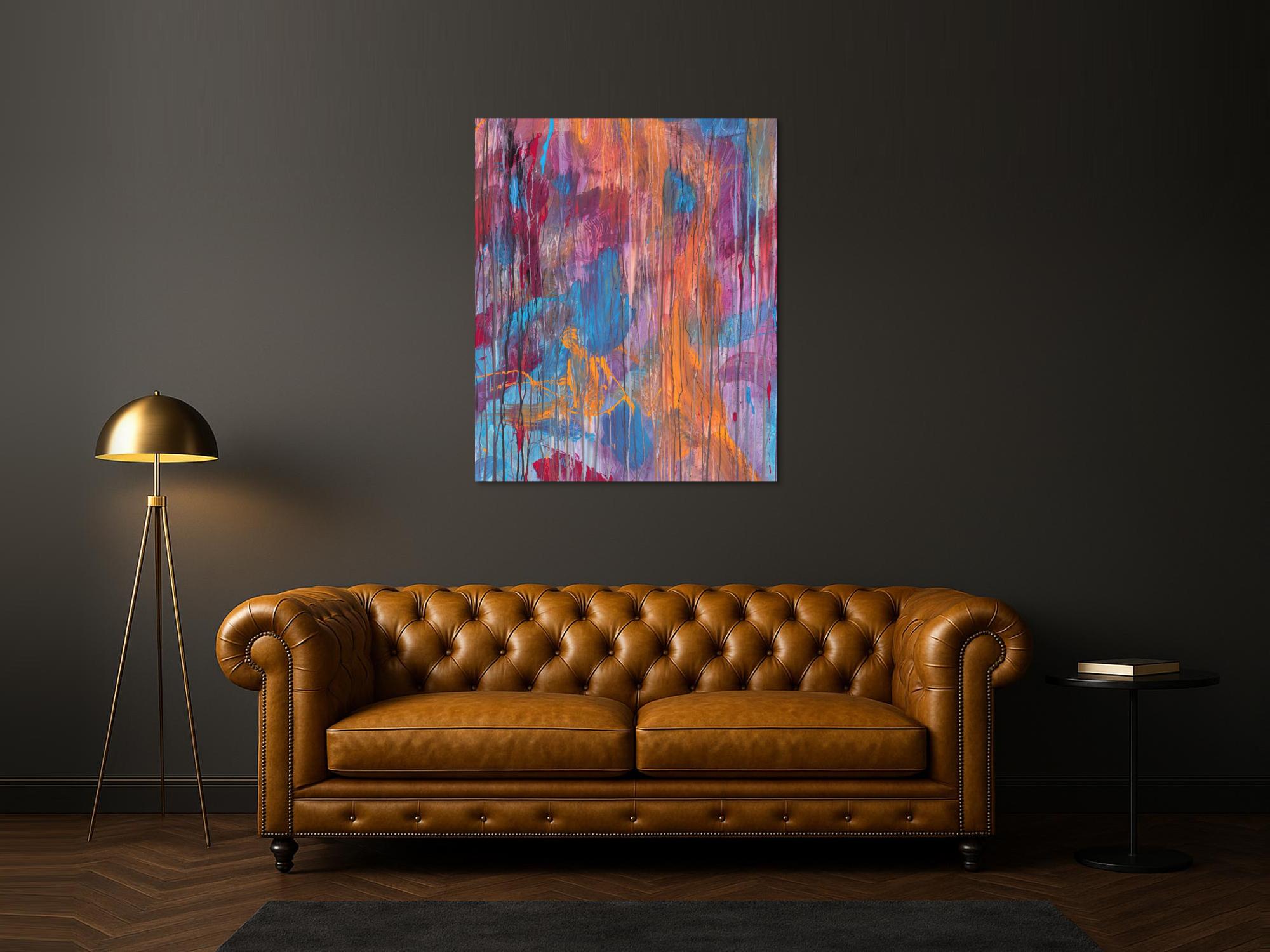 Abstraktes Bild auf Leinwand