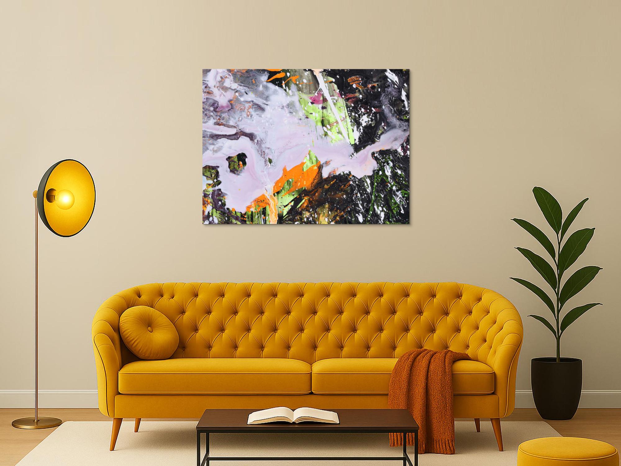 Abstraktes Bild auf Leinwand