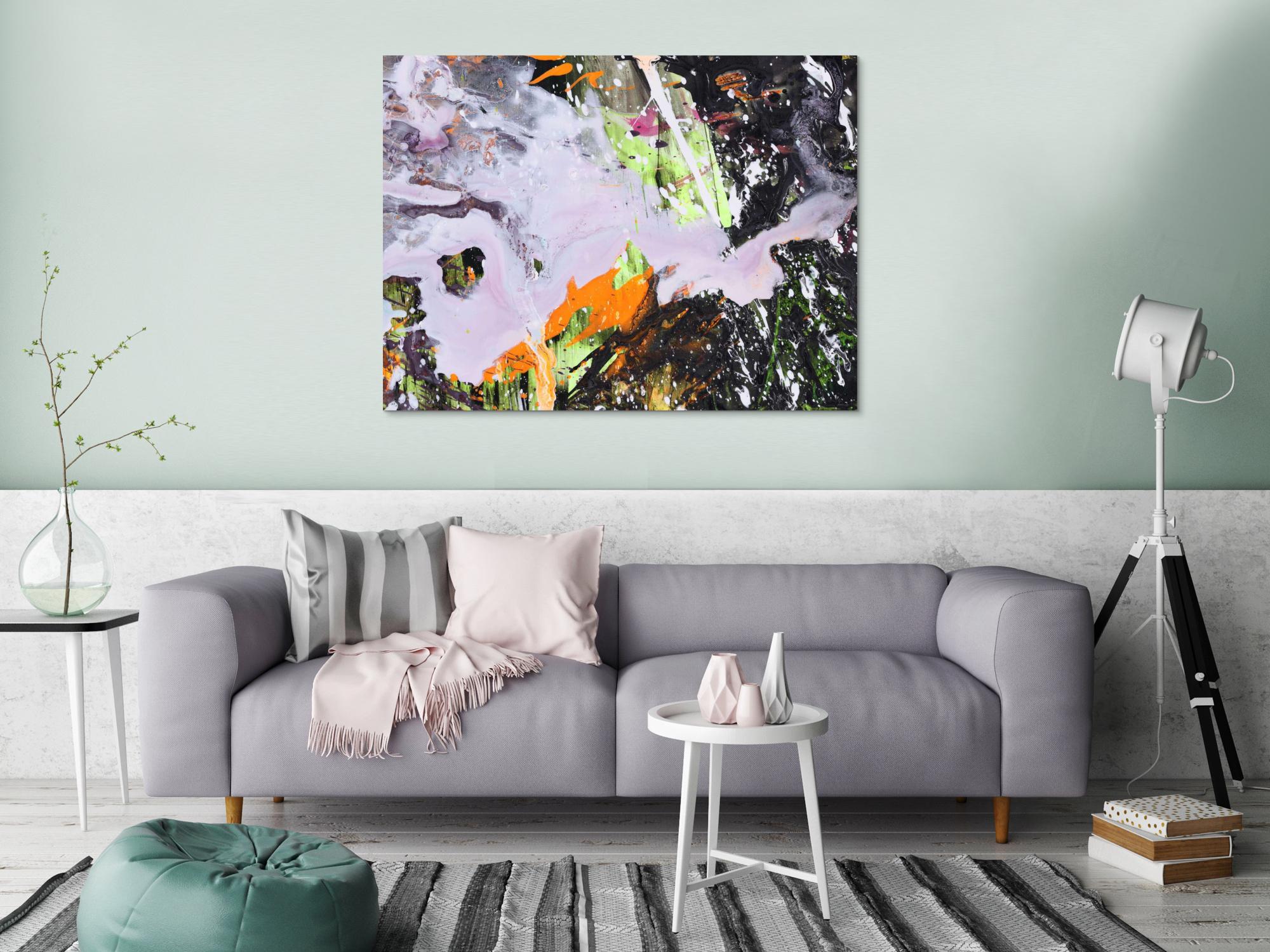 Abstraktes Bild auf Leinwand